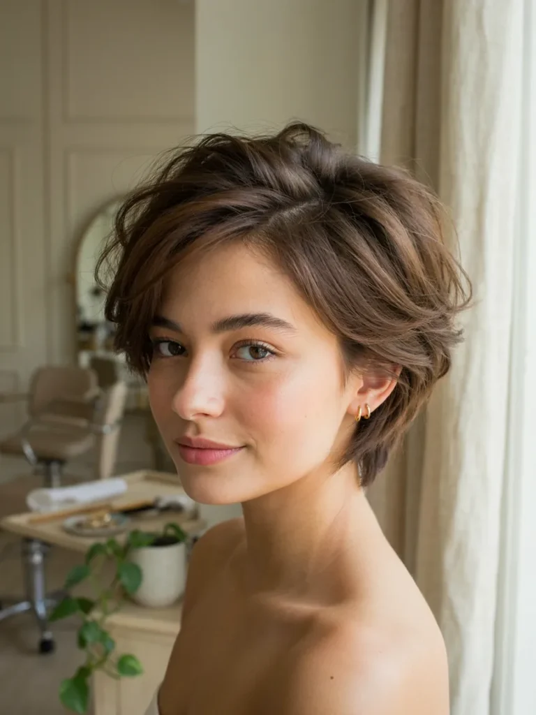 Voluminous Crown Pixie Bob
