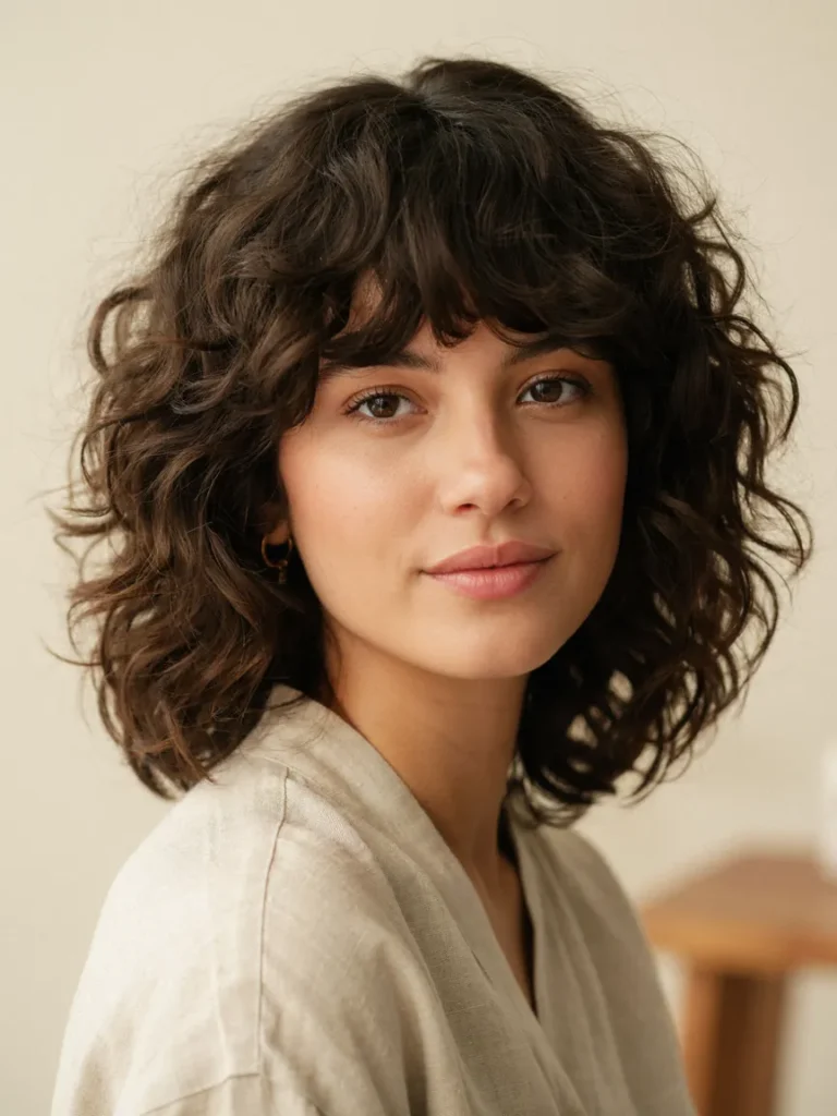 Voluminous Curly Layers