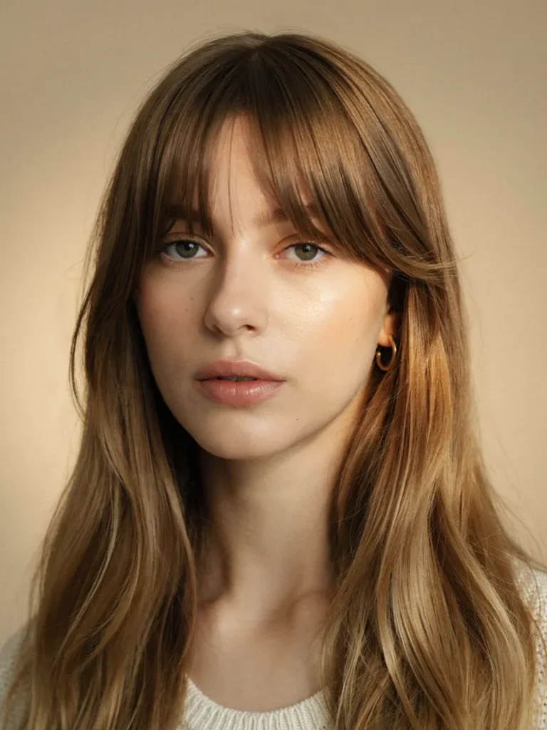Wispy Curtain Bangs