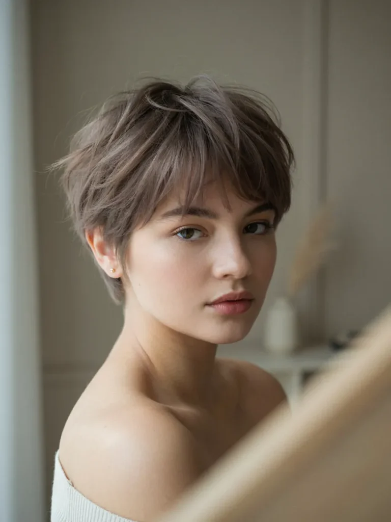 24 Haircuts for Thin Fine Hair That Fake Real Volume 22 Wispy Textured Pixie