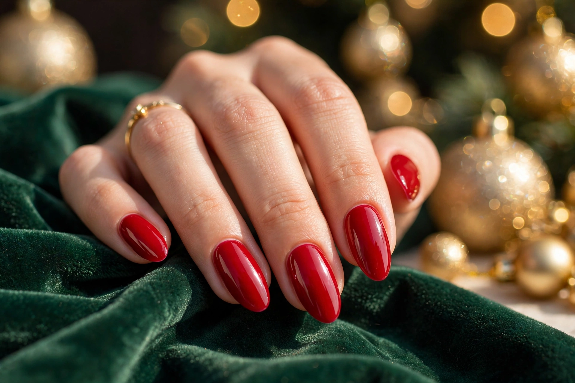 21 Festive Christmas Nails Acrylic for Party Season 2 idea01 7