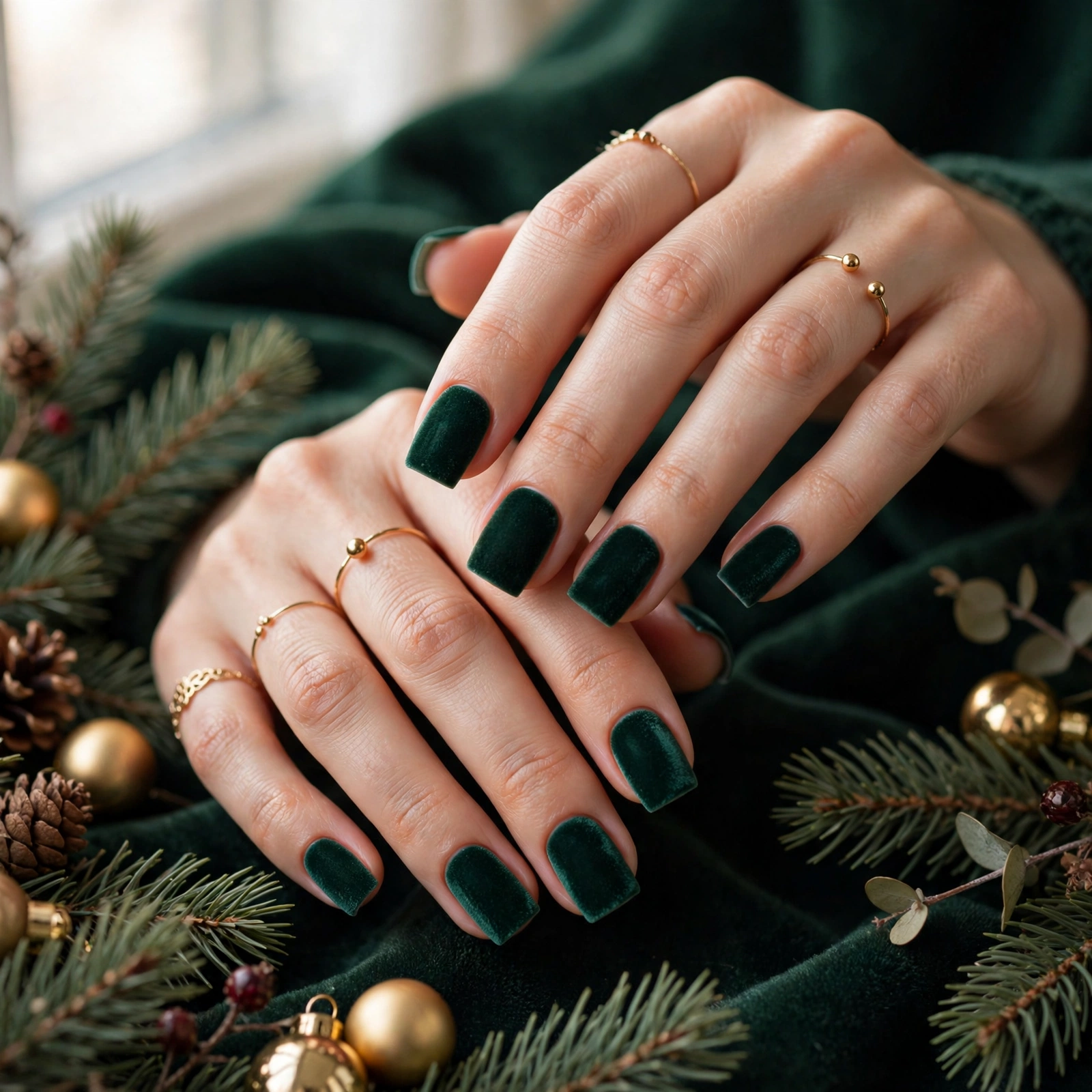 20 Magical Square Christmas Nails You'll Adore Daily 4 idea03 6