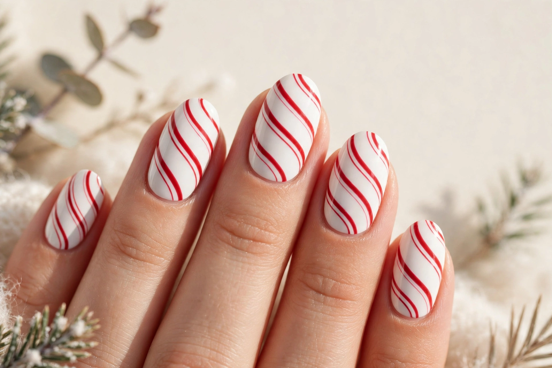 23 Glamorous Candy Cane Christmas Nails to Try Now 4 idea03 9