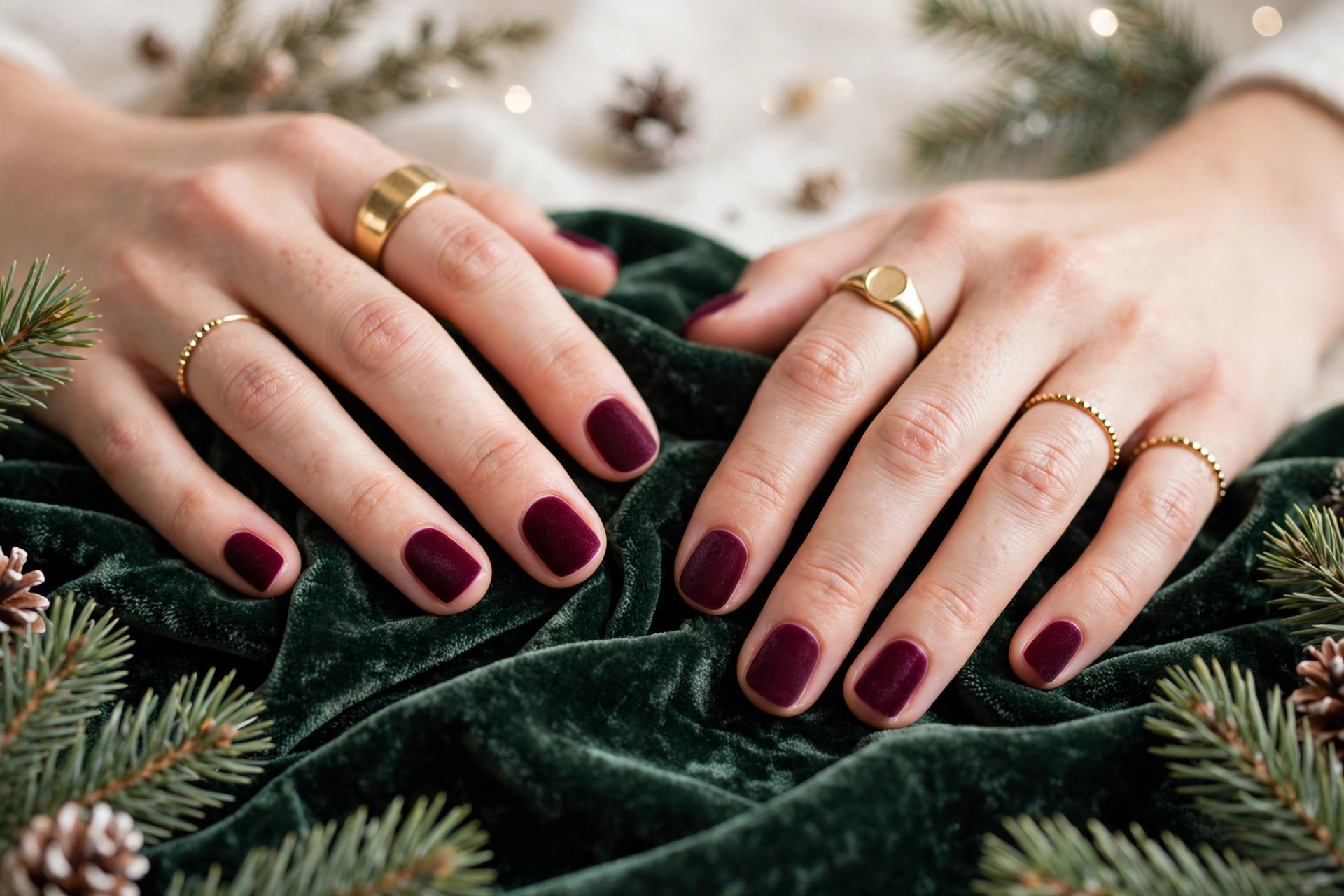24 Elegant Short Christmas Nails That Look So Classy 5 idea04 4