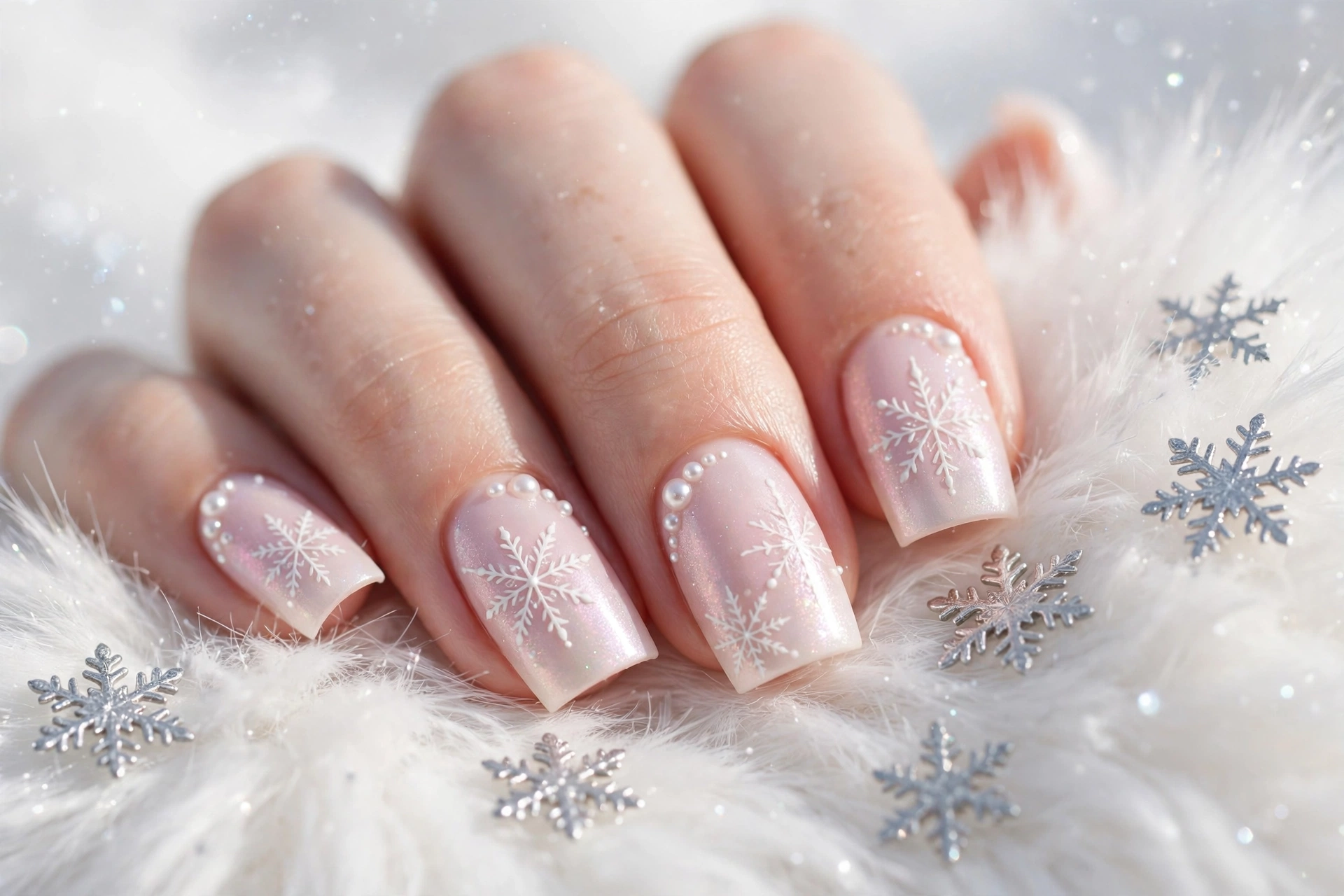 21 Festive Christmas Nails Acrylic for Party Season 5 idea04 7