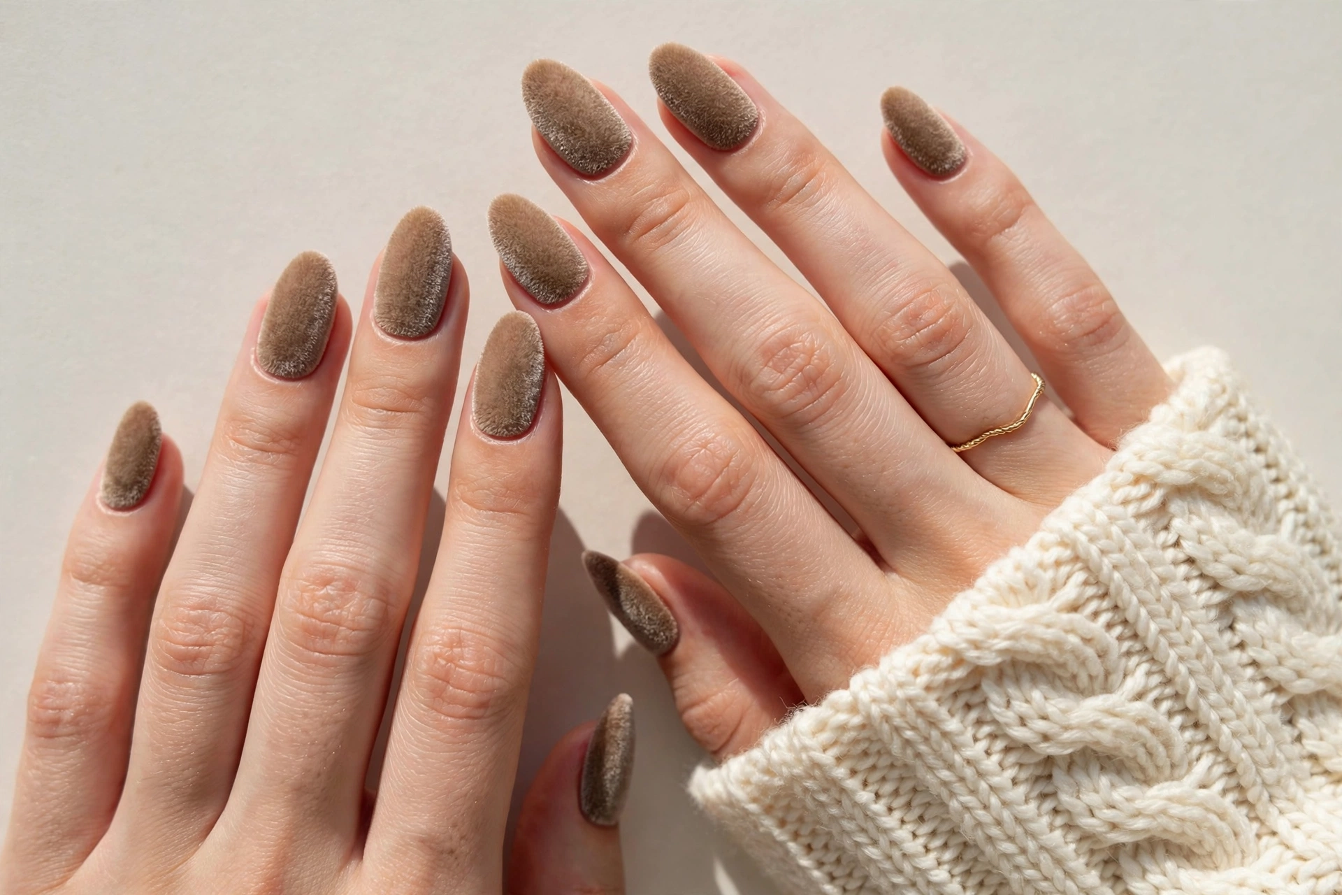 23 Dazzling Nude Christmas Nails for Holiday Nights 6 idea05 3