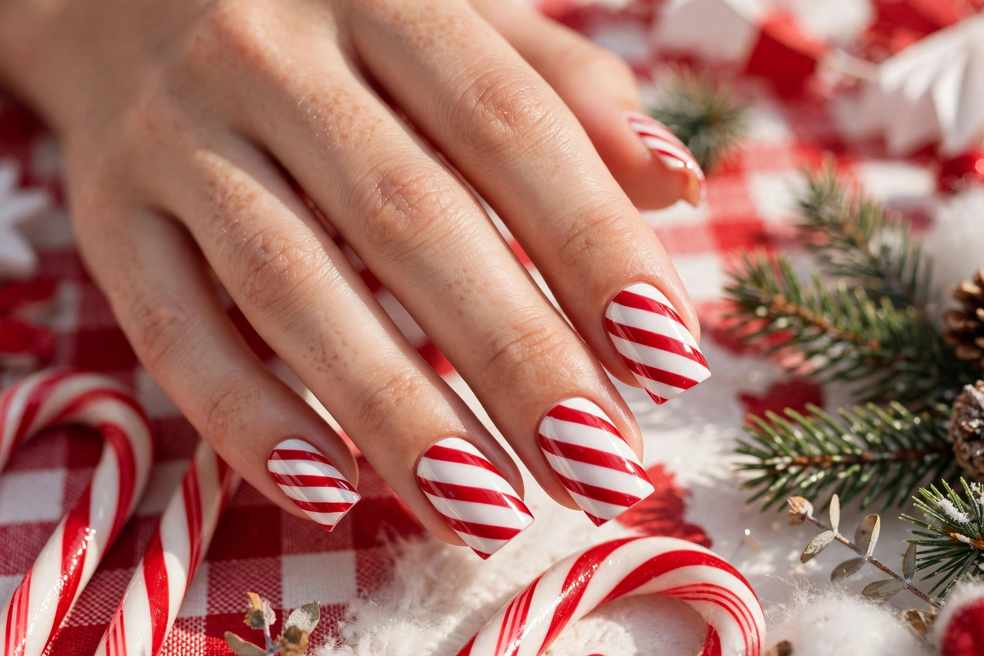 20 Magical Square Christmas Nails You'll Adore Daily 6 idea05 6