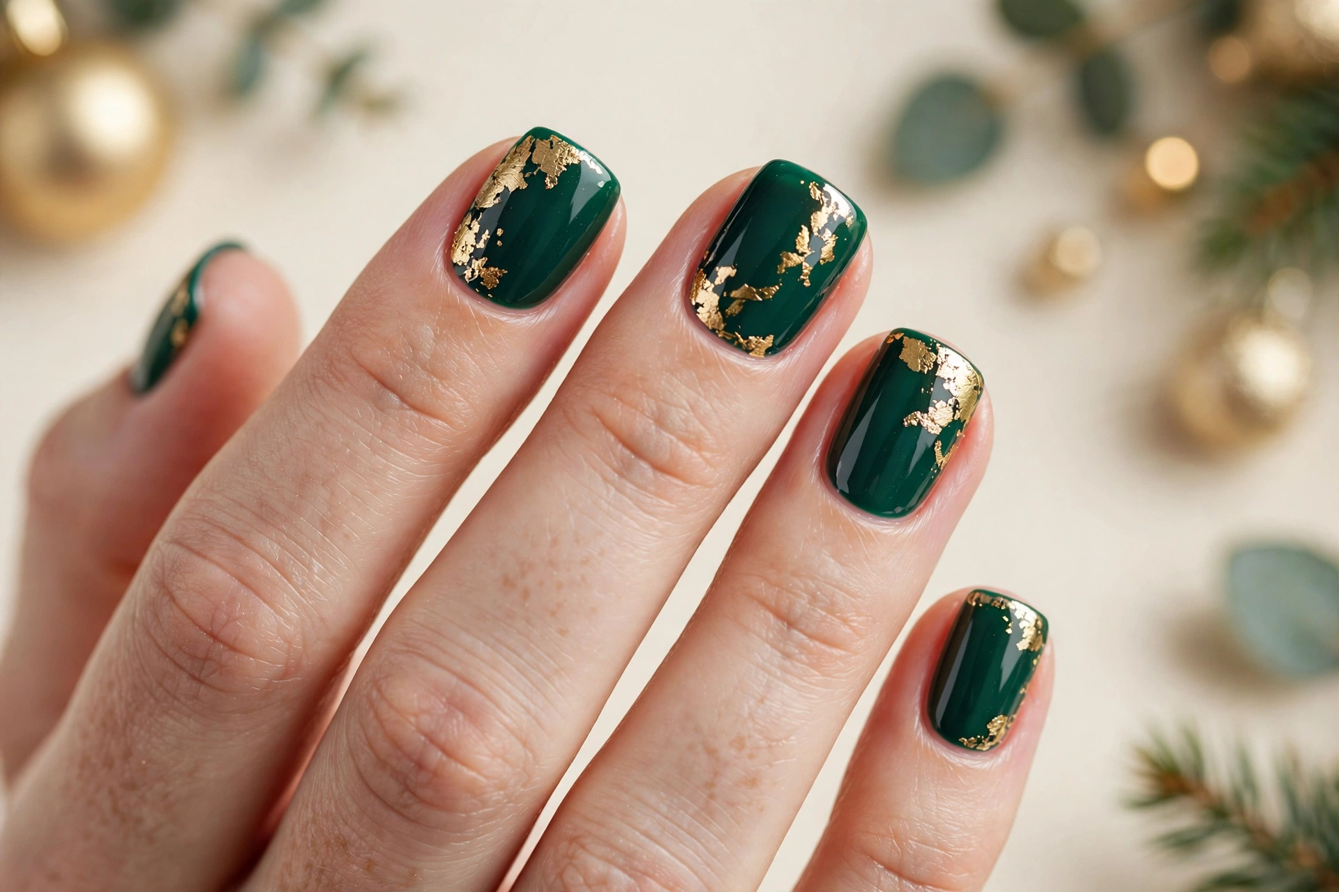 24 Elegant Short Christmas Nails That Look So Classy 7 idea06 4