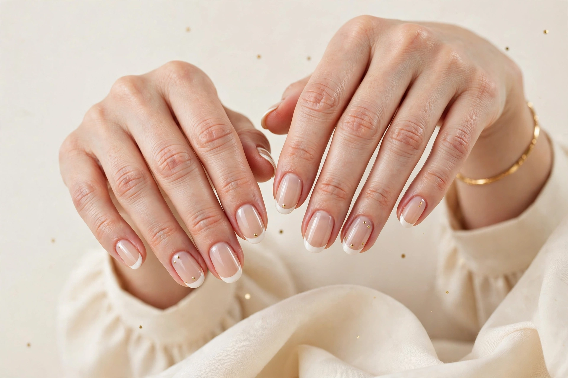 23 Dazzling Nude Christmas Nails for Holiday Nights 8 idea07 3