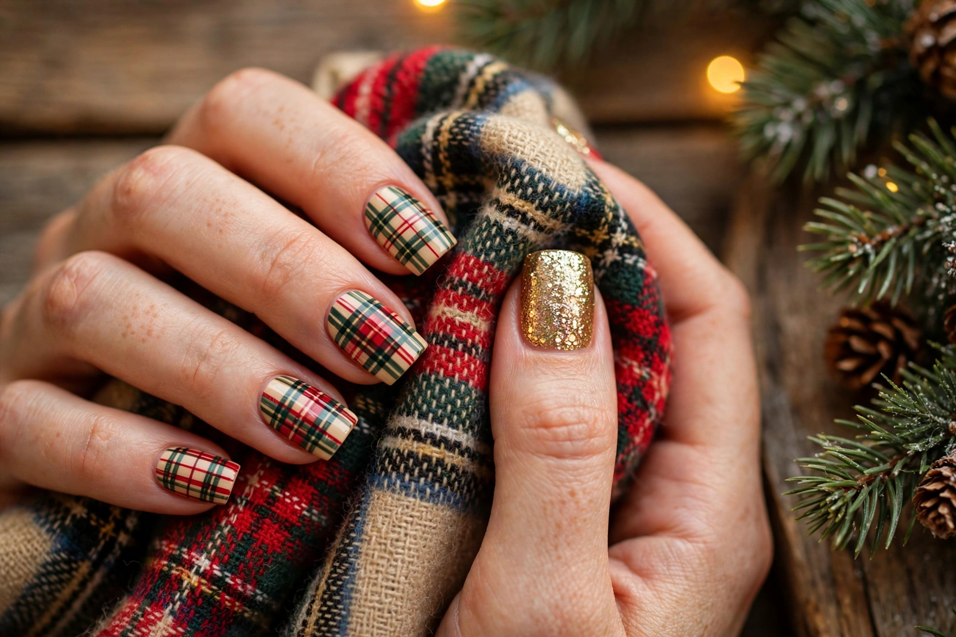 20 Magical Square Christmas Nails You'll Adore Daily 11 idea10 6