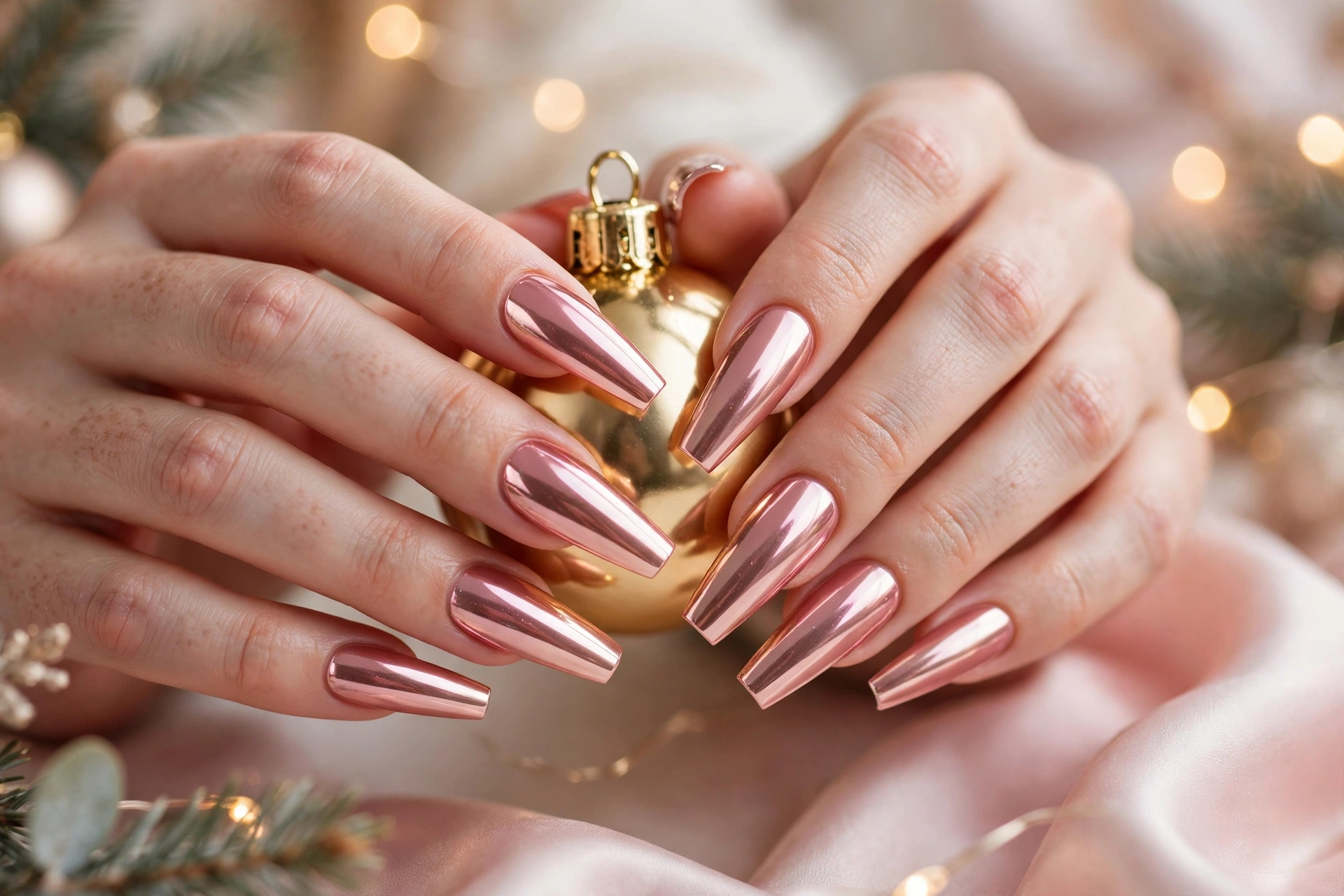 21 Festive Christmas Nails Acrylic for Party Season 12 idea11 7
