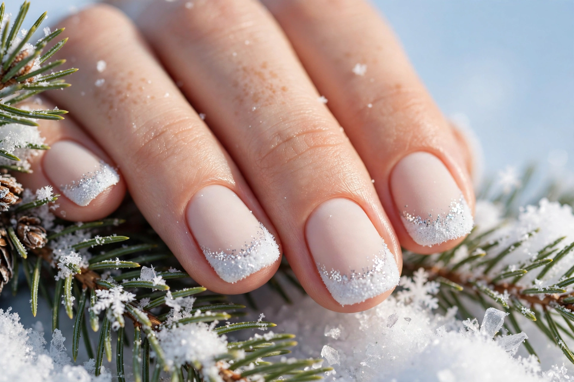 24 Elegant Short Christmas Nails That Look So Classy 13 idea12 4
