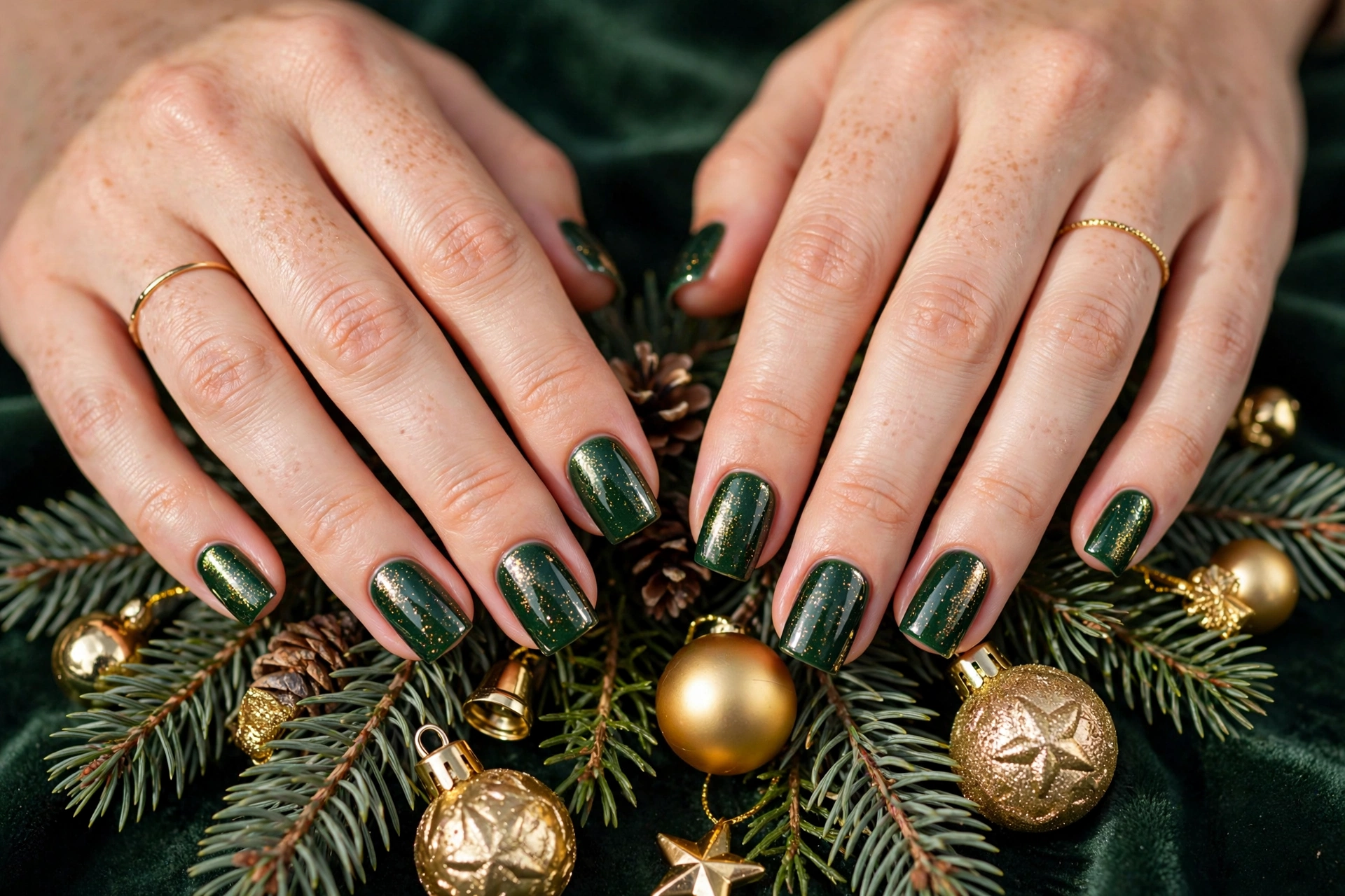 20 Magical Square Christmas Nails You'll Adore Daily 13 idea12 6