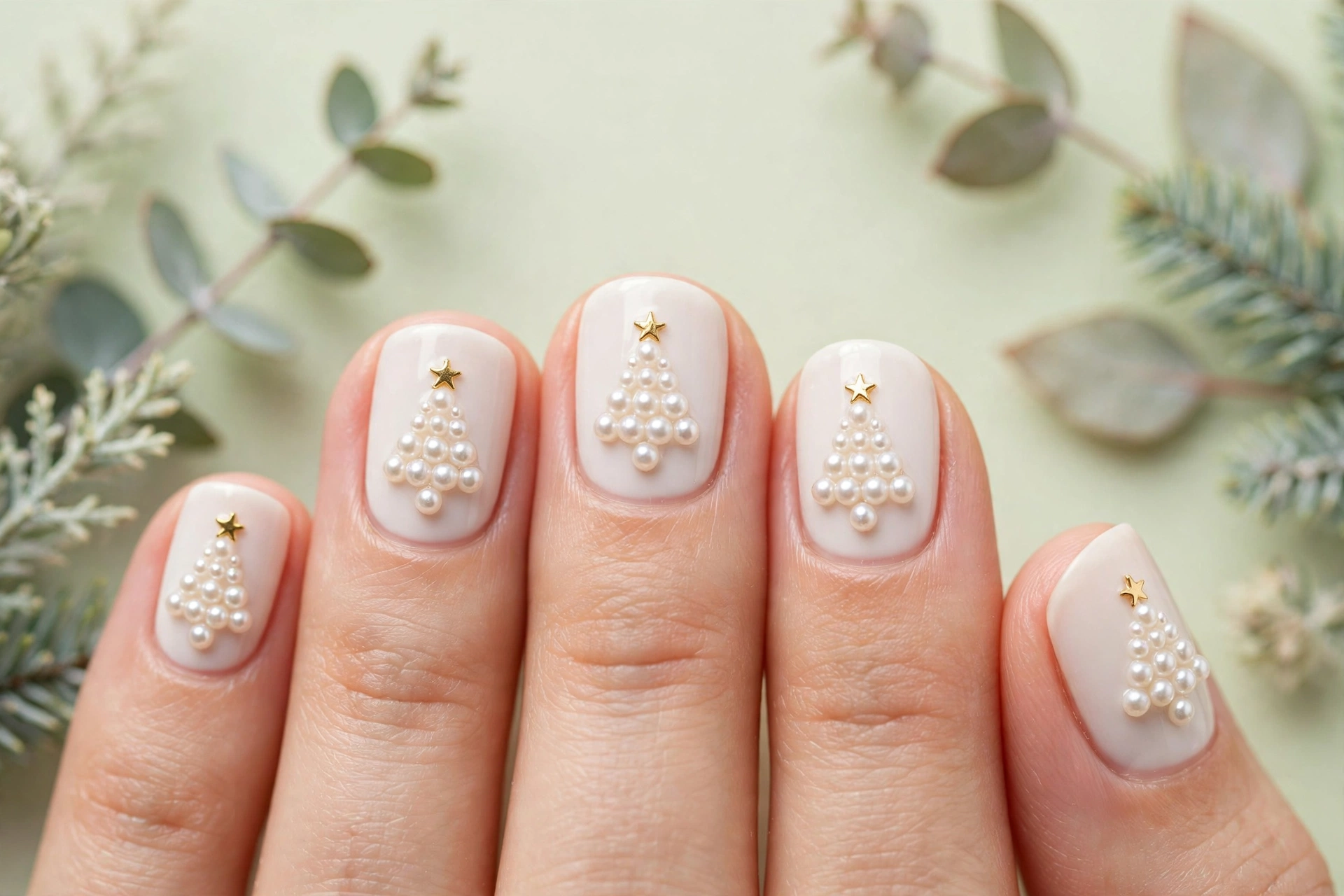24 Elegant Short Christmas Nails That Look So Classy 15 idea14 4