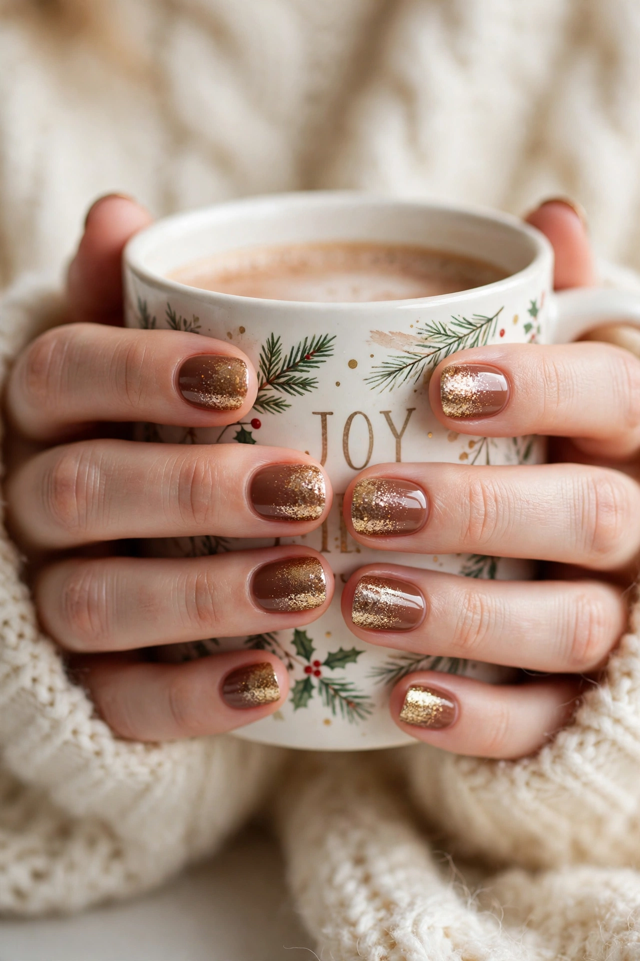 24 Elegant Short Christmas Nails That Look So Classy 16 idea15 4