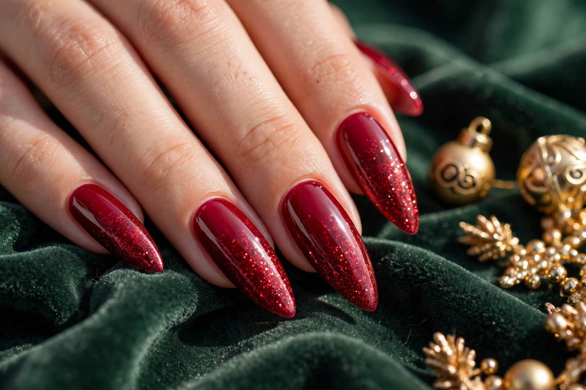21 Festive Christmas Nails Acrylic for Party Season 16 idea15 7