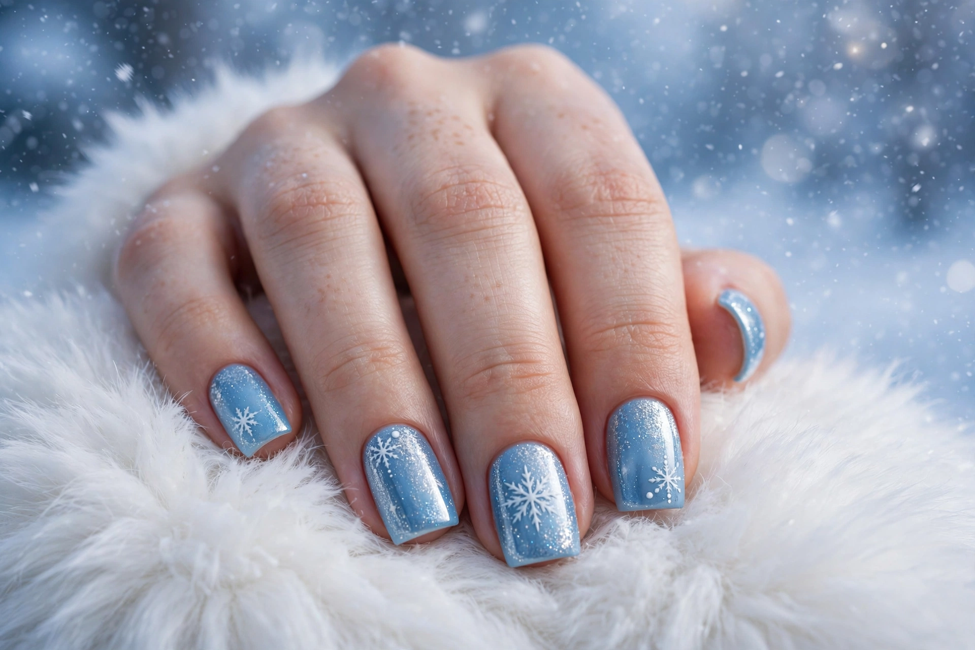 20 Magical Square Christmas Nails You'll Adore Daily 17 idea16 6