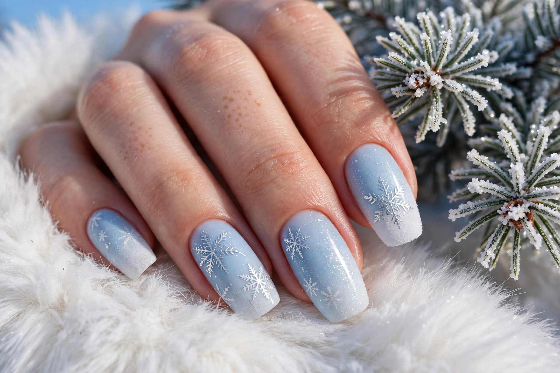 21 Festive Christmas Nails Acrylic for Party Season 17 idea16 7