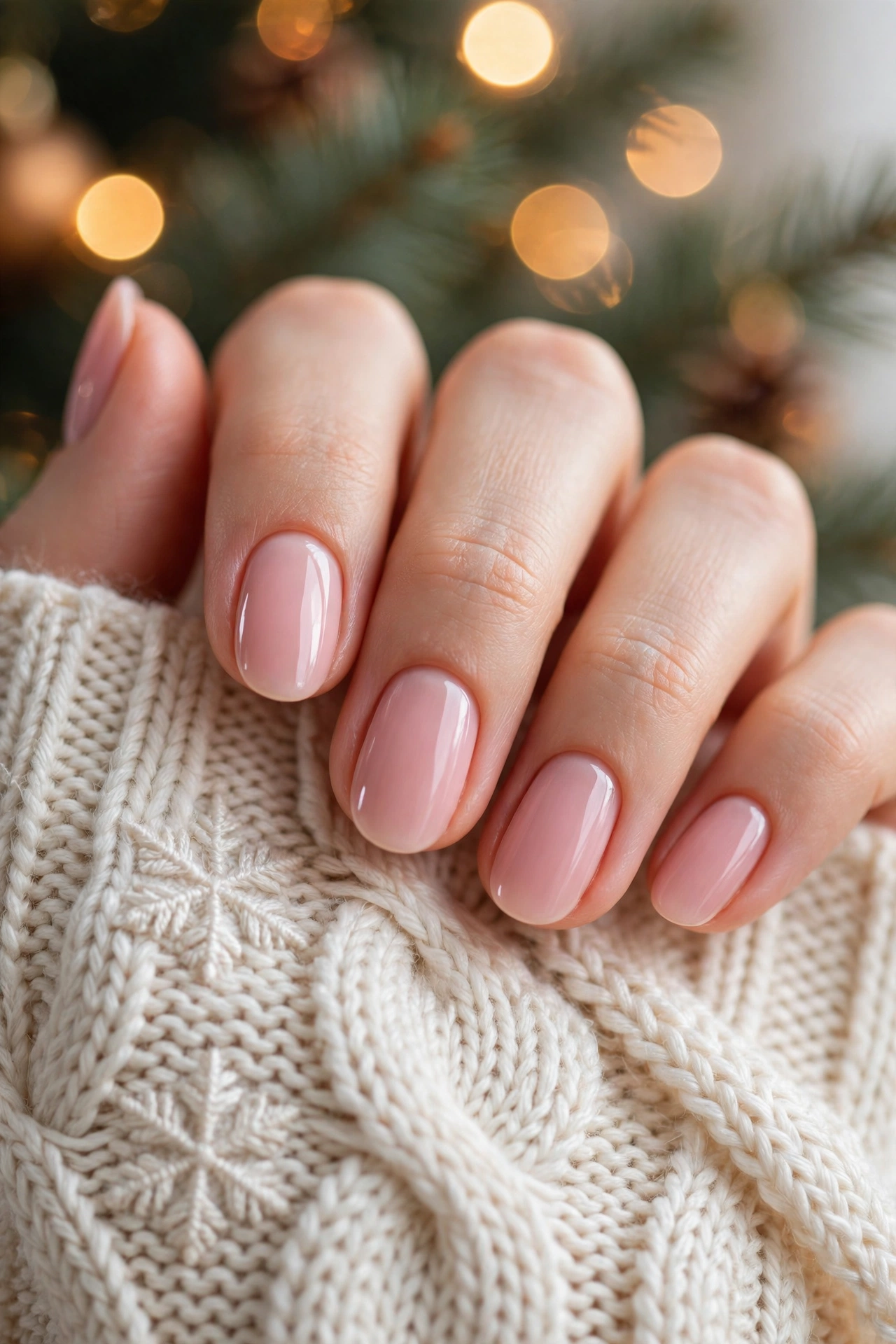 22 Dreamy Pink Christmas Nails You'll Love This Season 18 idea17 2
