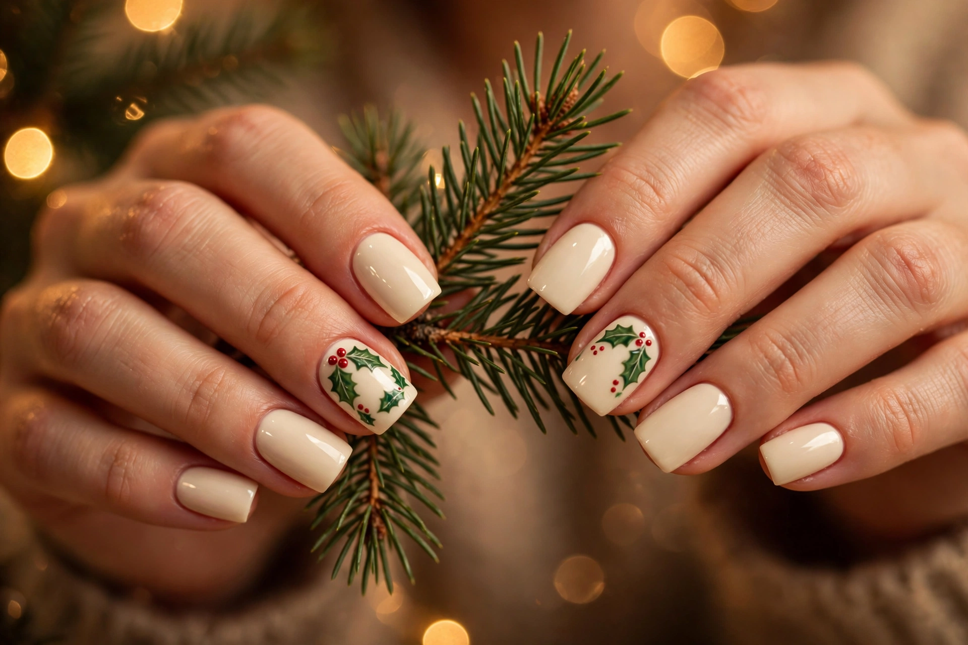 20 Magical Square Christmas Nails You'll Adore Daily 18 idea17 6