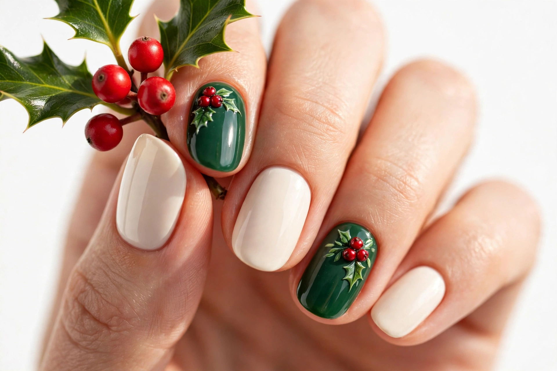21 Festive Christmas Nails Acrylic for Party Season 18 idea17 7