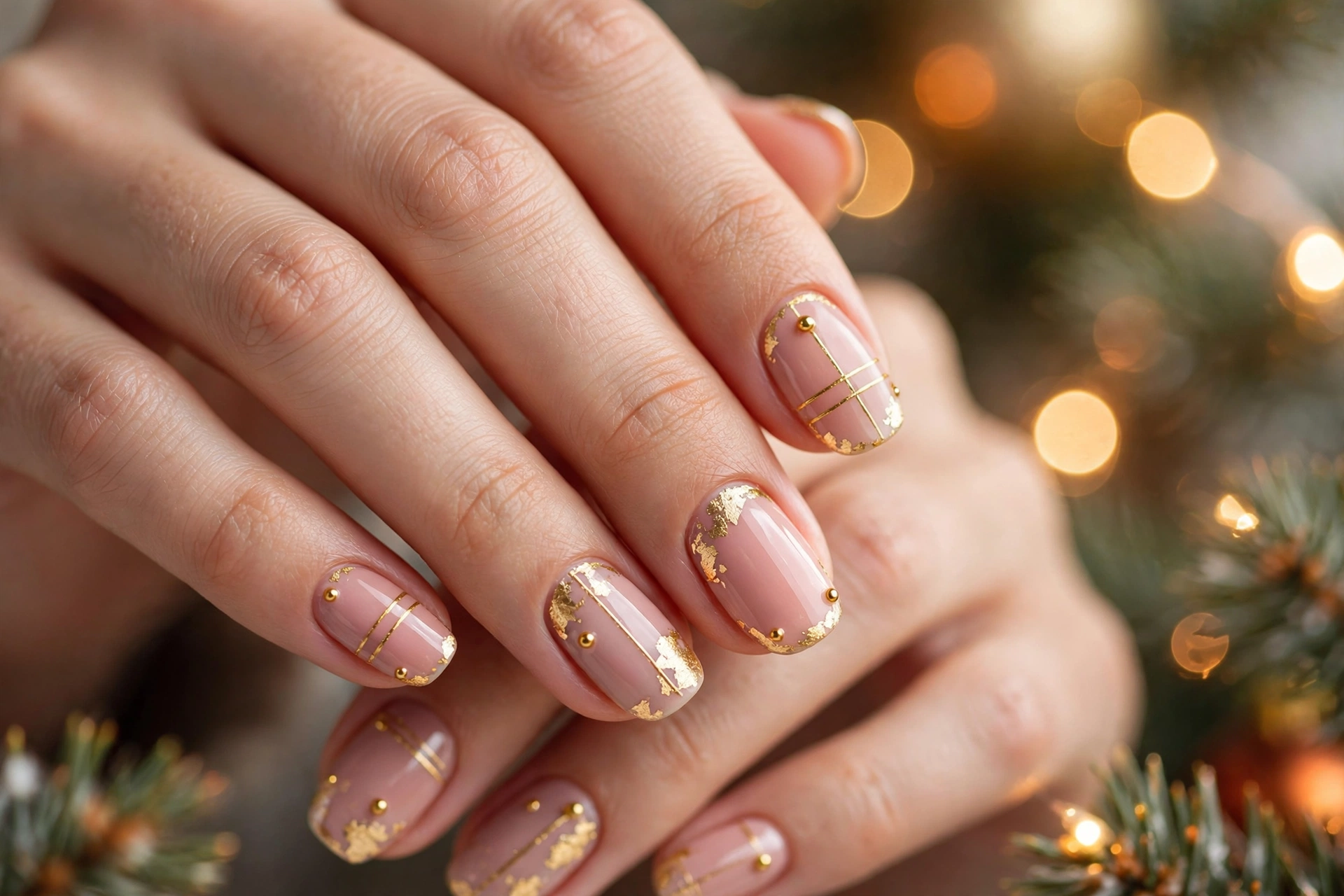 22 Dreamy Pink Christmas Nails You'll Love This Season 20 idea19 2