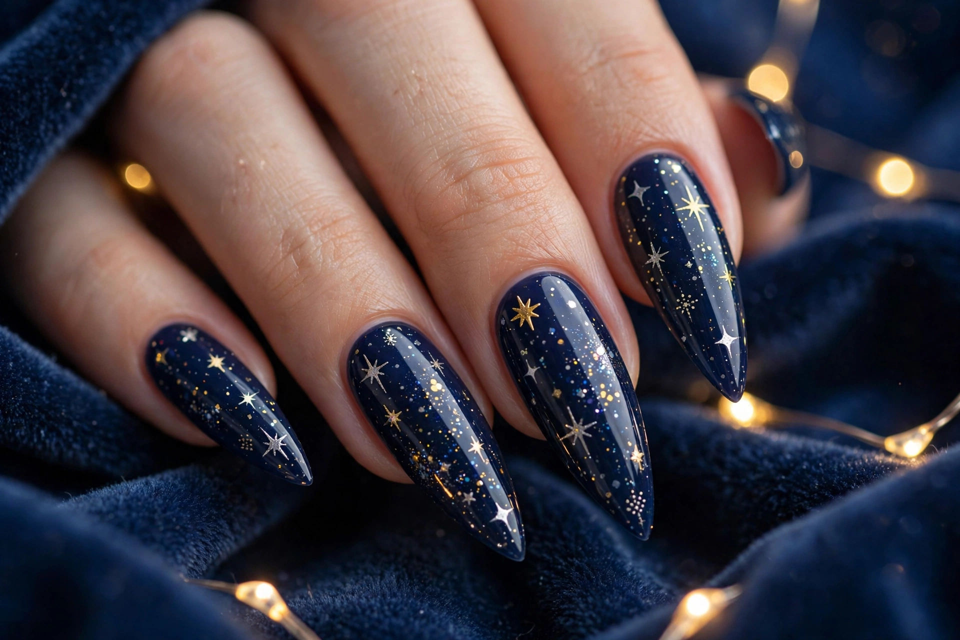 21 Festive Christmas Nails Acrylic for Party Season 21 idea20 7