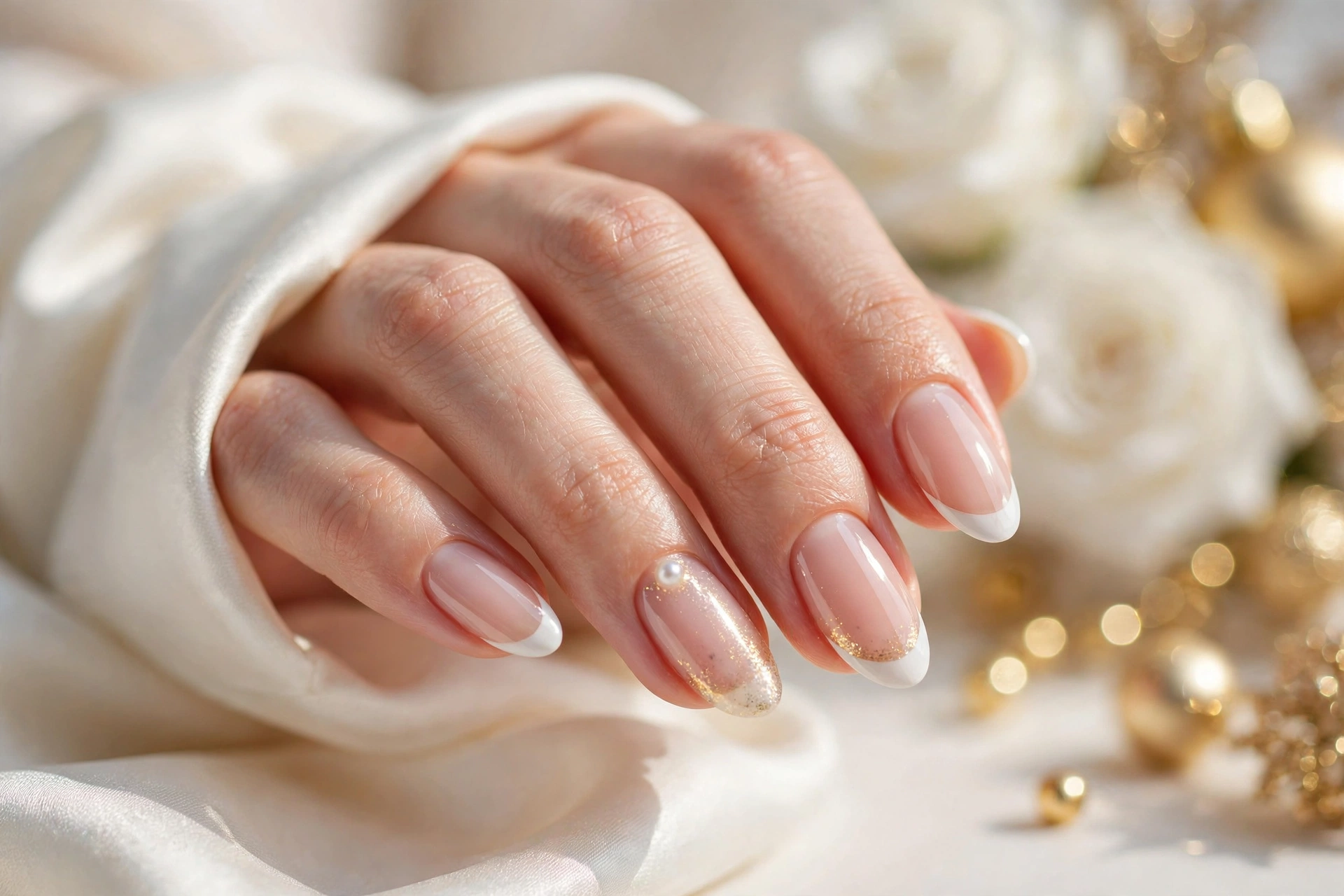 Elegant Nude French Tips