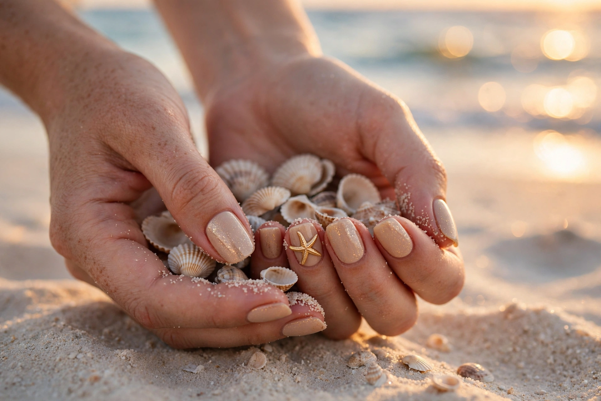 Starfish Gold Accent