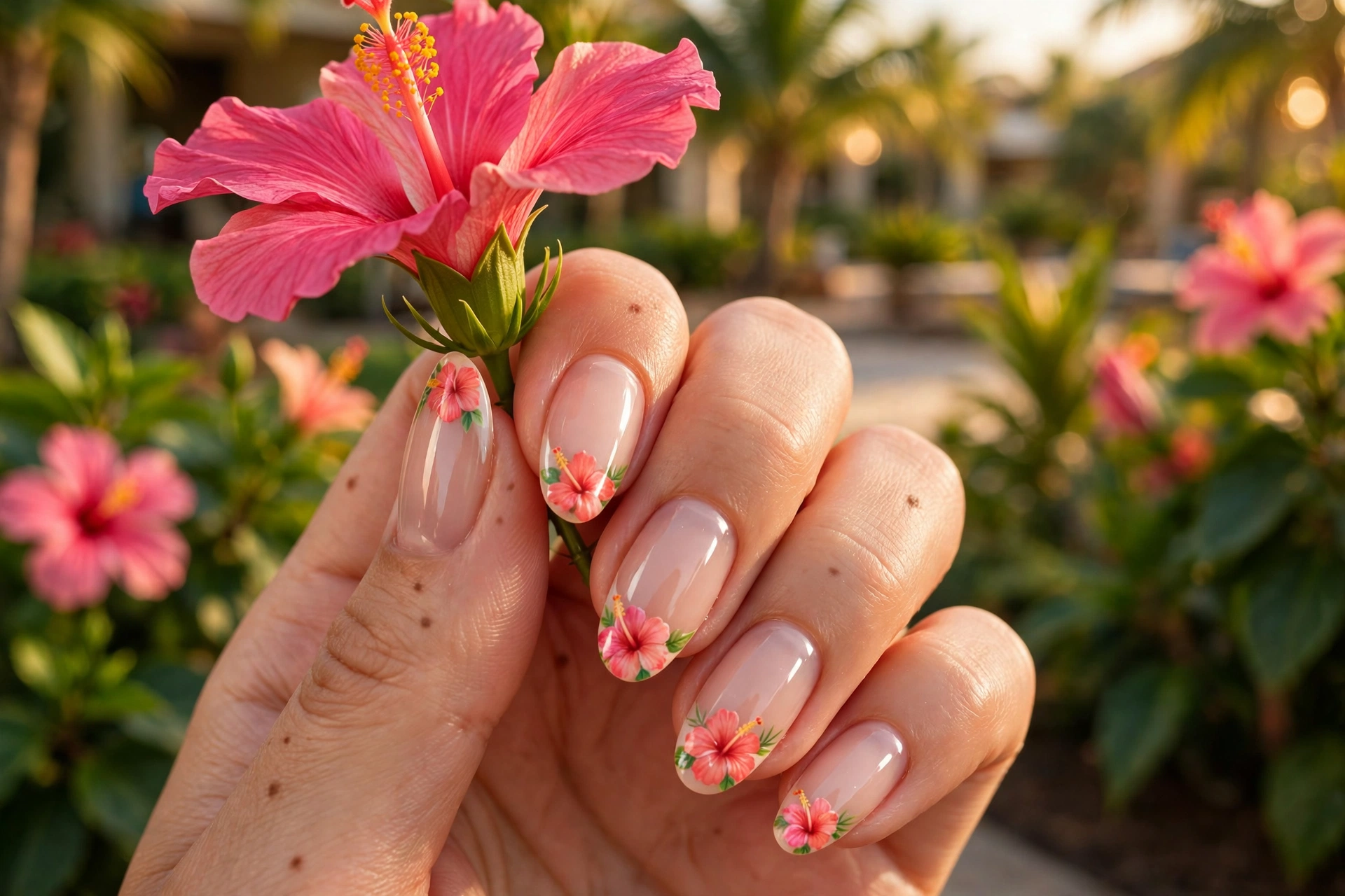 Tropical Floral Tips