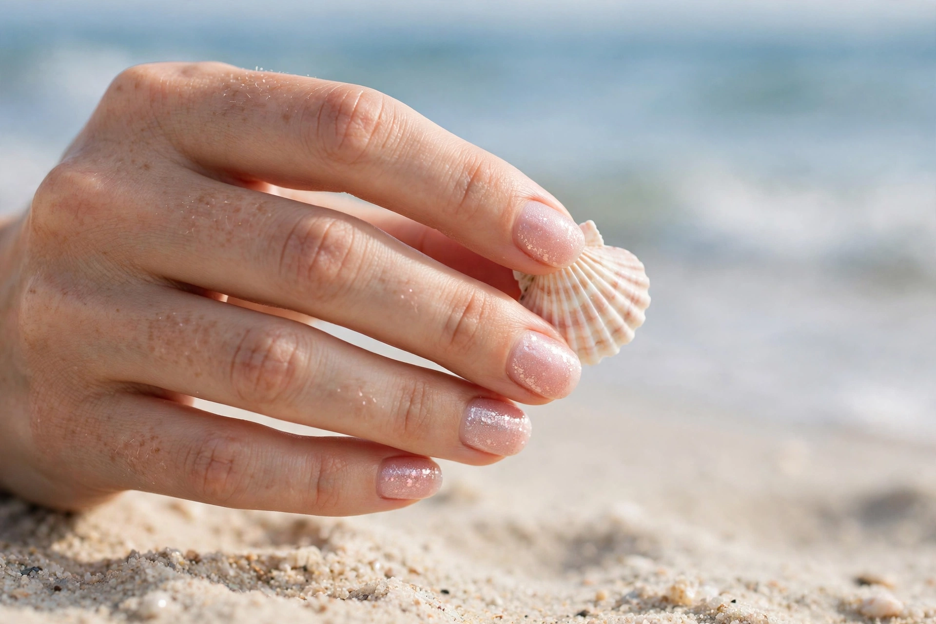 Shell Pink Shimmer