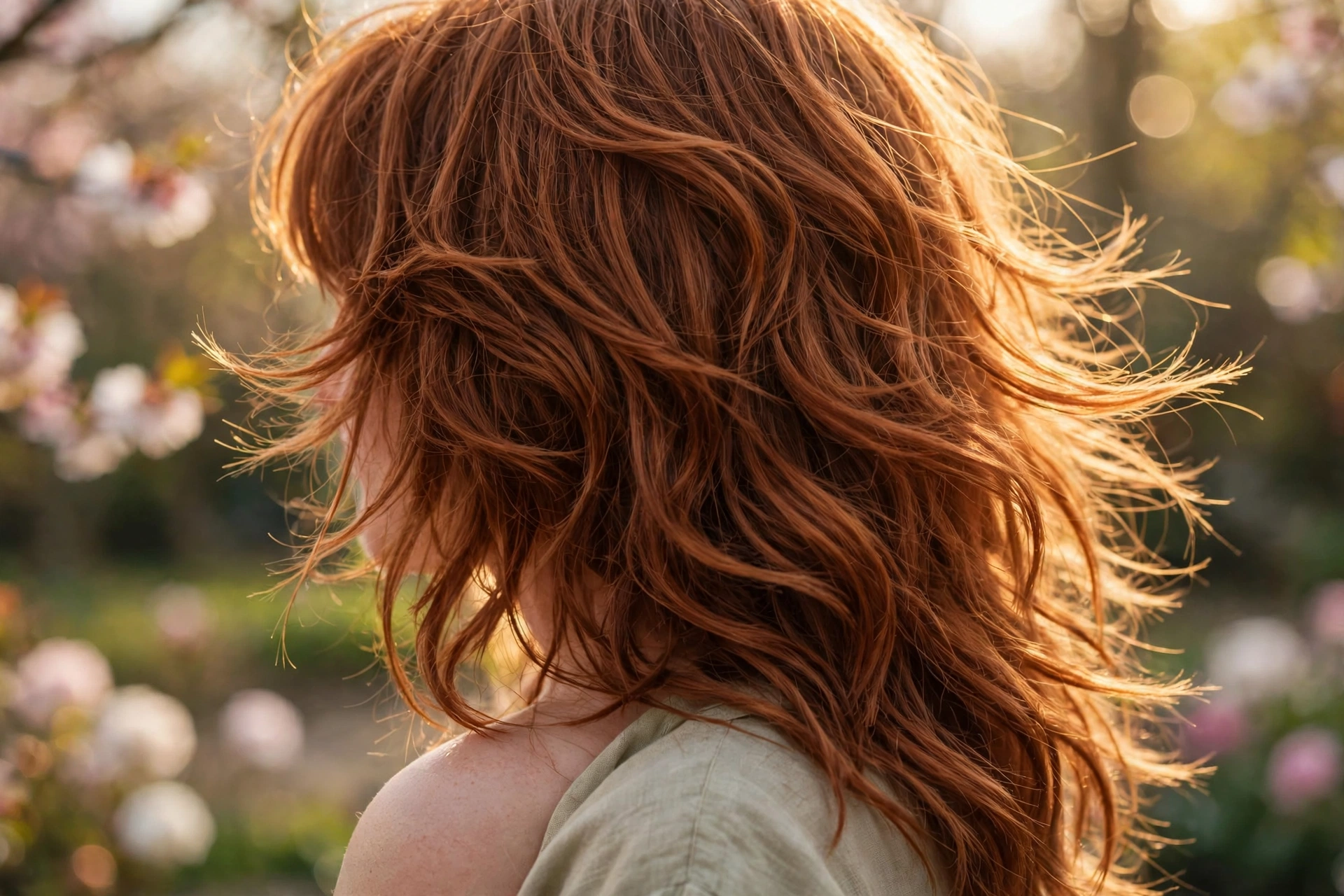 20 Spring Shag Hairstyles Built on Effortless Texture 14 Auburn Shag Waves