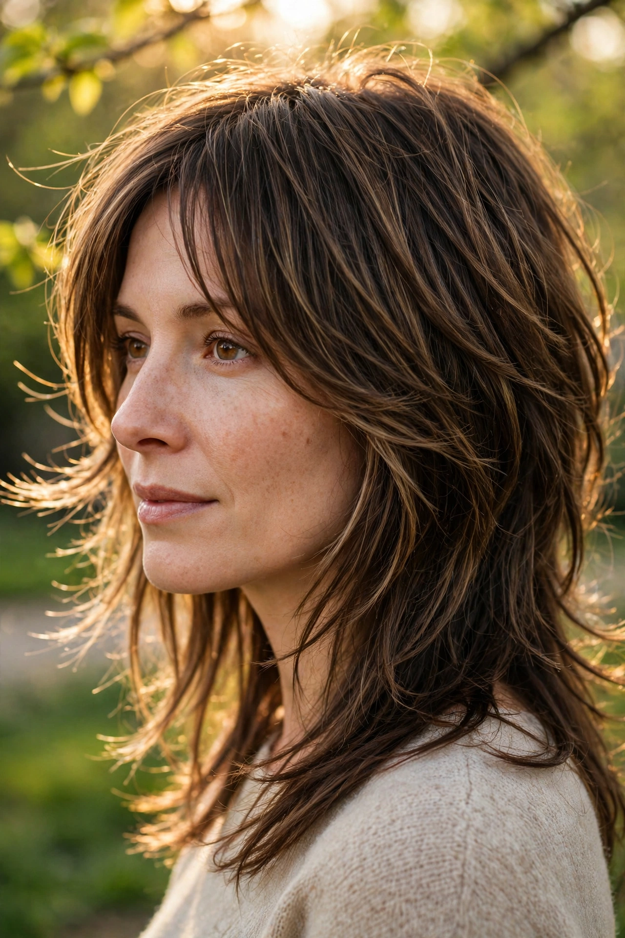 20 Spring Shag Hairstyles Built on Effortless Texture 16 Face Framing Shag