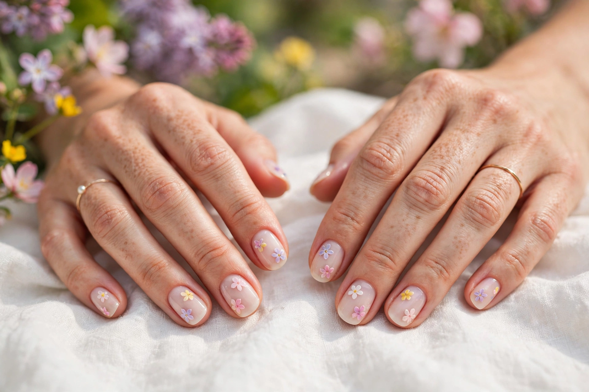 21 May Nail Ideas Blooming Alongside the Garden 5 Pastel Petal Mix