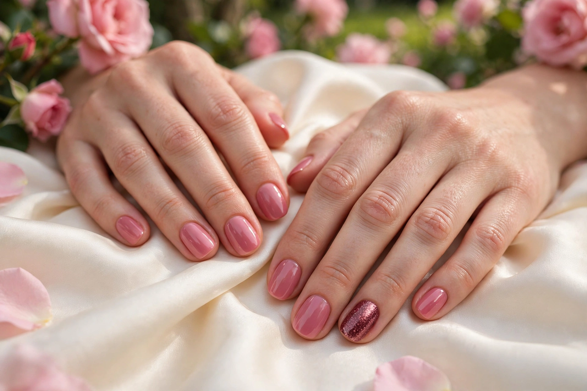 21 May Nail Ideas Blooming Alongside the Garden 7 Rose Garden Glow