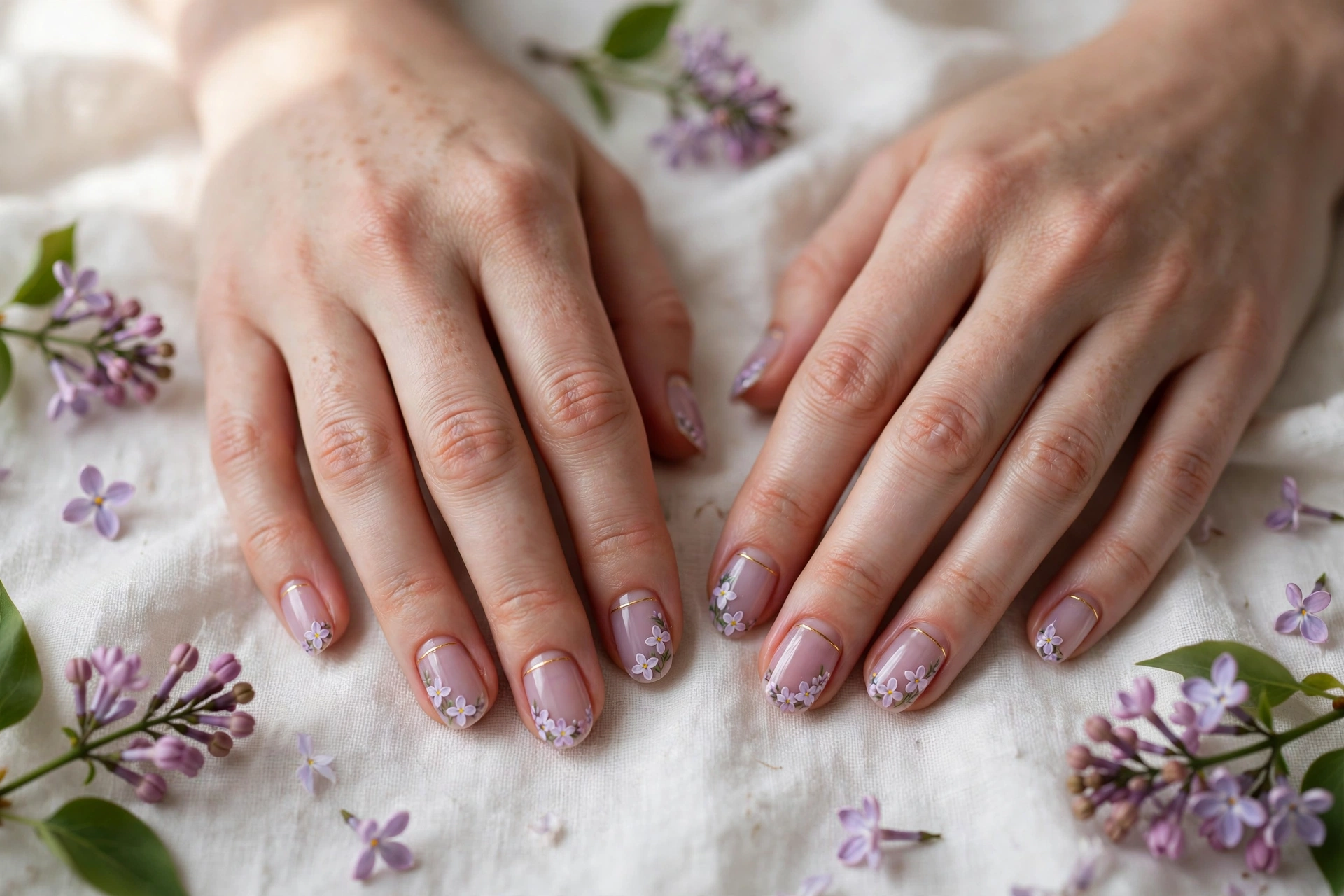 21 May Nail Ideas Blooming Alongside the Garden 8 Lilac Bloom Tips