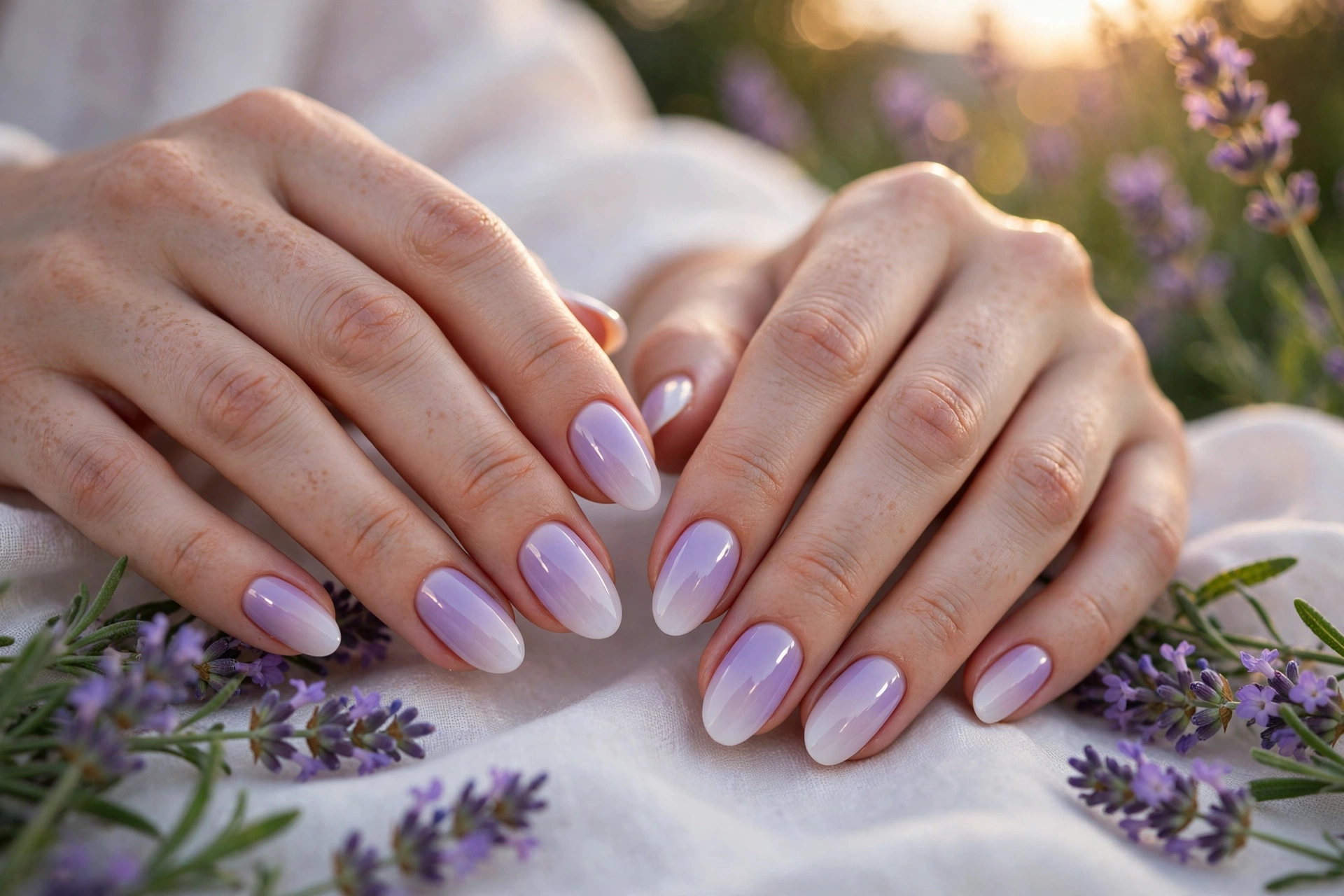 21 May Nail Ideas Blooming Alongside the Garden 15 Lavender Garden Fade