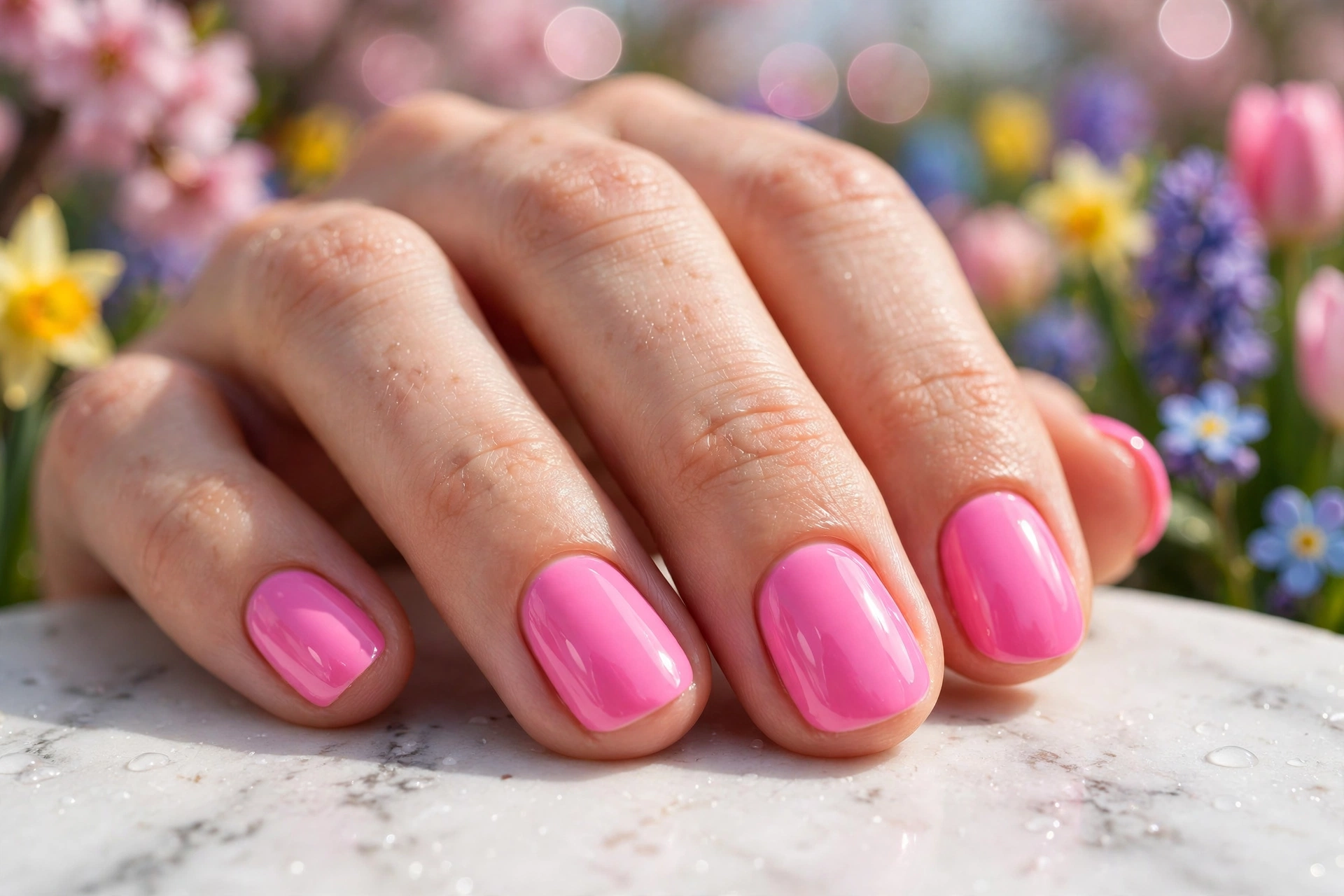 22 Pink Nail Designs From Barely There to Bold 4 Bubblegum Pink Pop