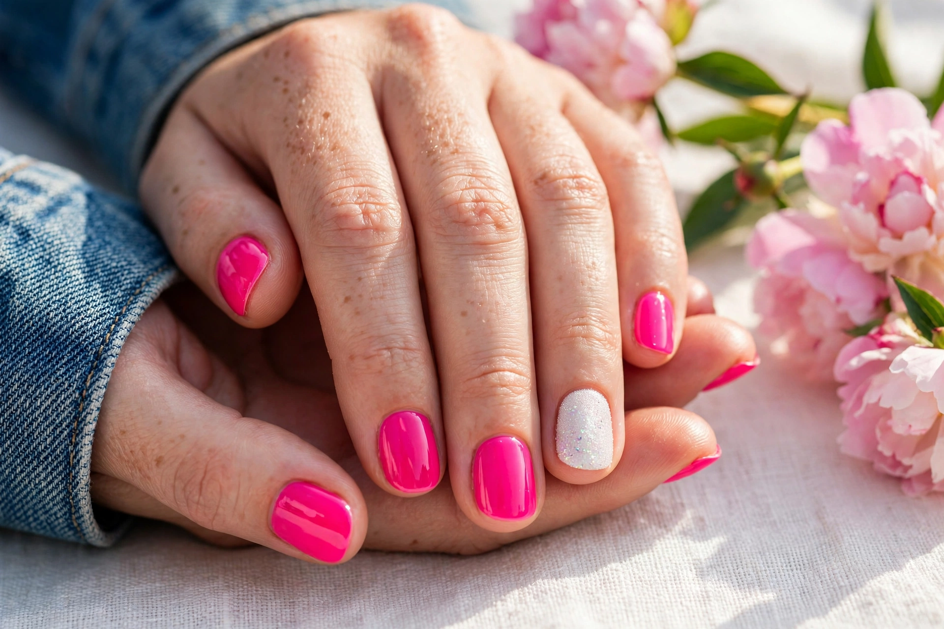 22 Pink Nail Designs From Barely There to Bold 6 Hot Pink Punch