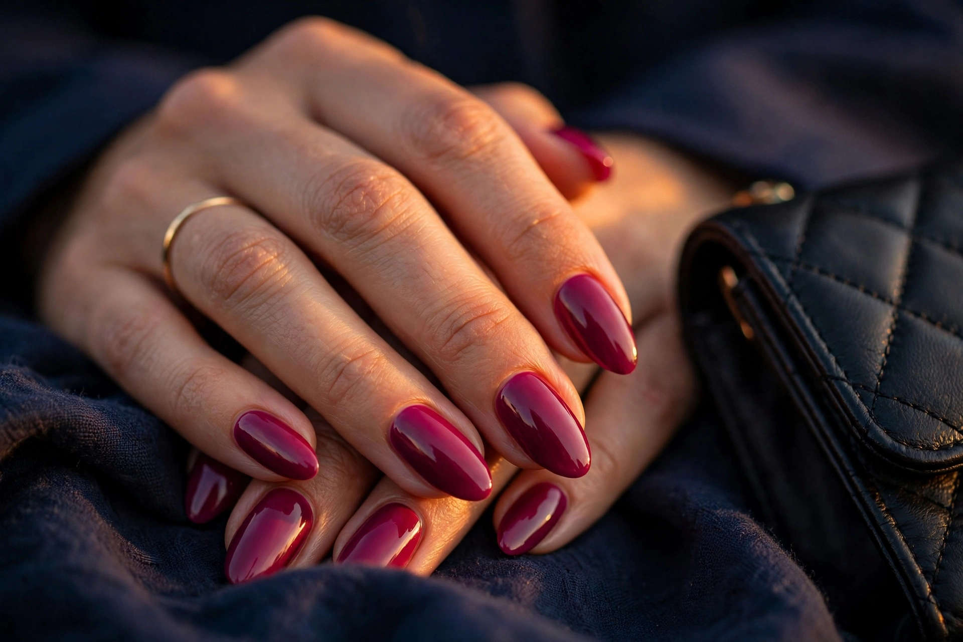 22 Pink Nail Designs From Barely There to Bold 13 Magenta Pink Depth