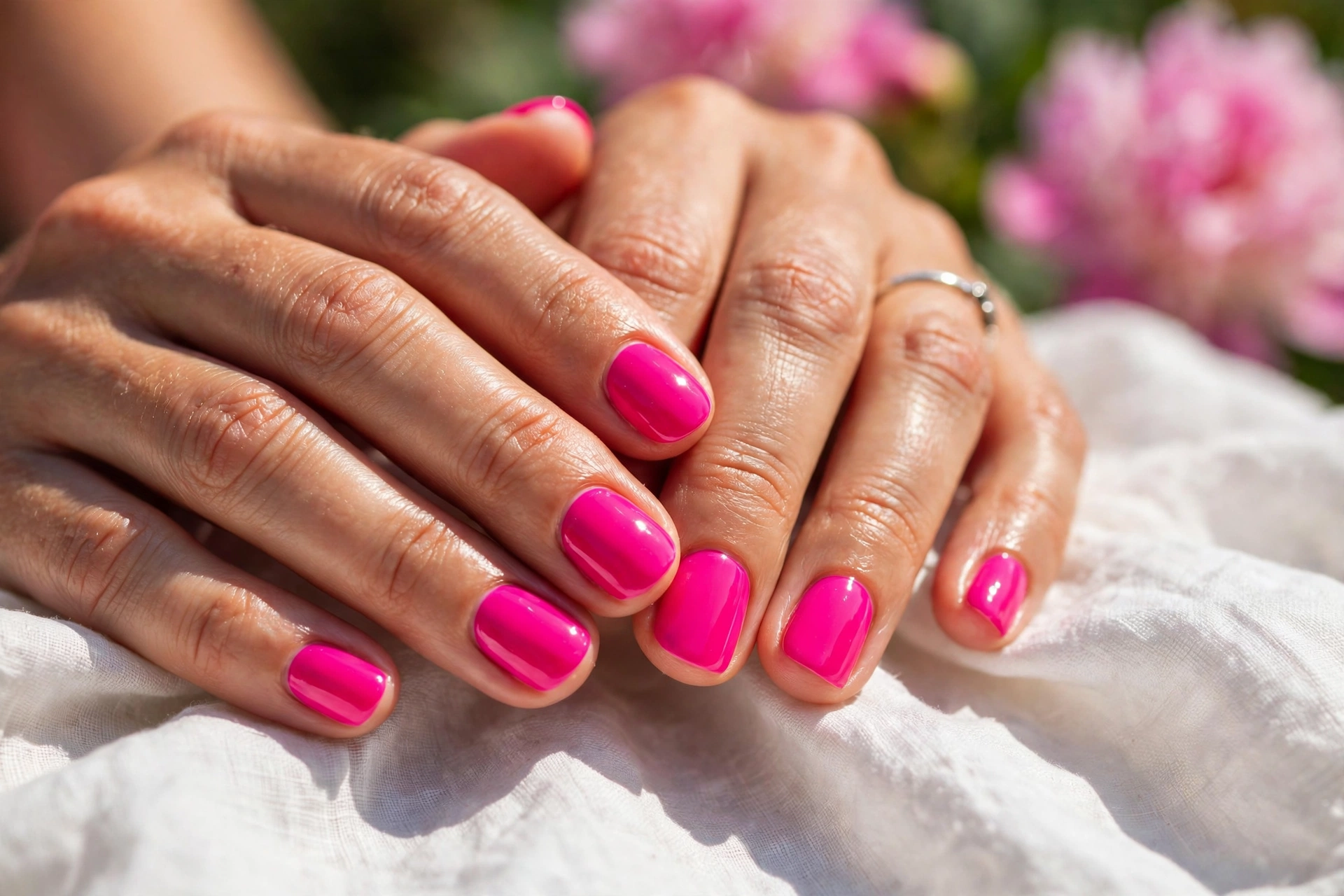 22 Pink Nail Designs From Barely There to Bold 19 Bright Pink Energy