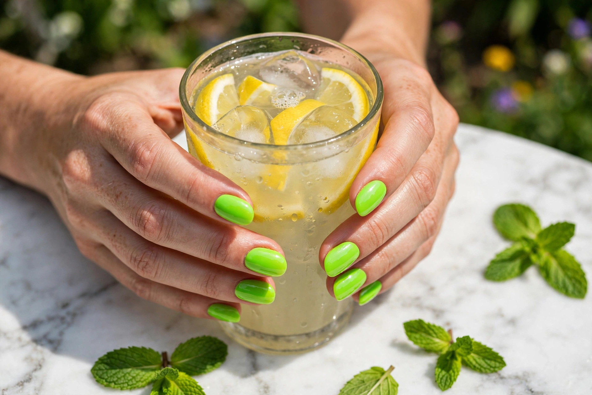 25 Spring Neon Nails Impossible to Ignore Outdoors 3 Lime Neon Glow