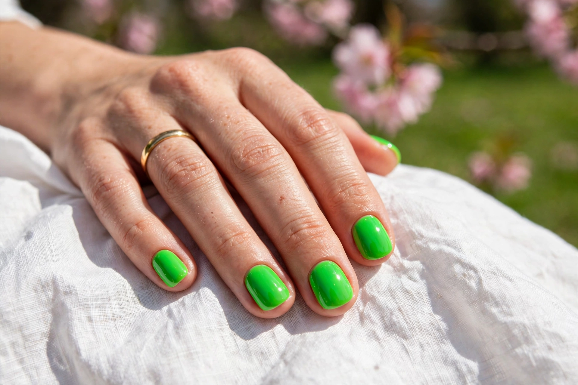 25 Spring Neon Nails Impossible to Ignore Outdoors 8 Neon Green Flash