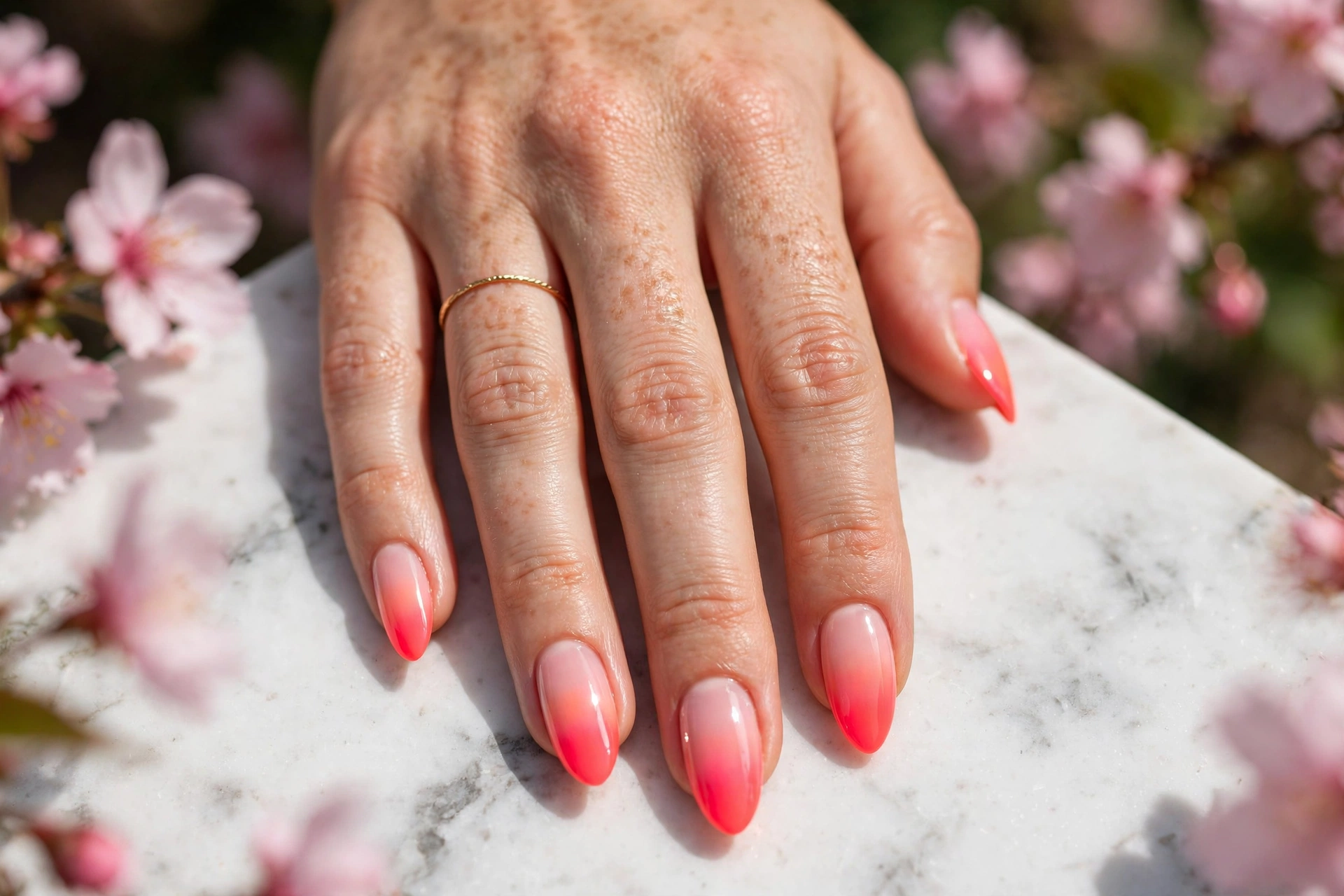 25 Spring Neon Nails Impossible to Ignore Outdoors 13 Neon Ombre Fade