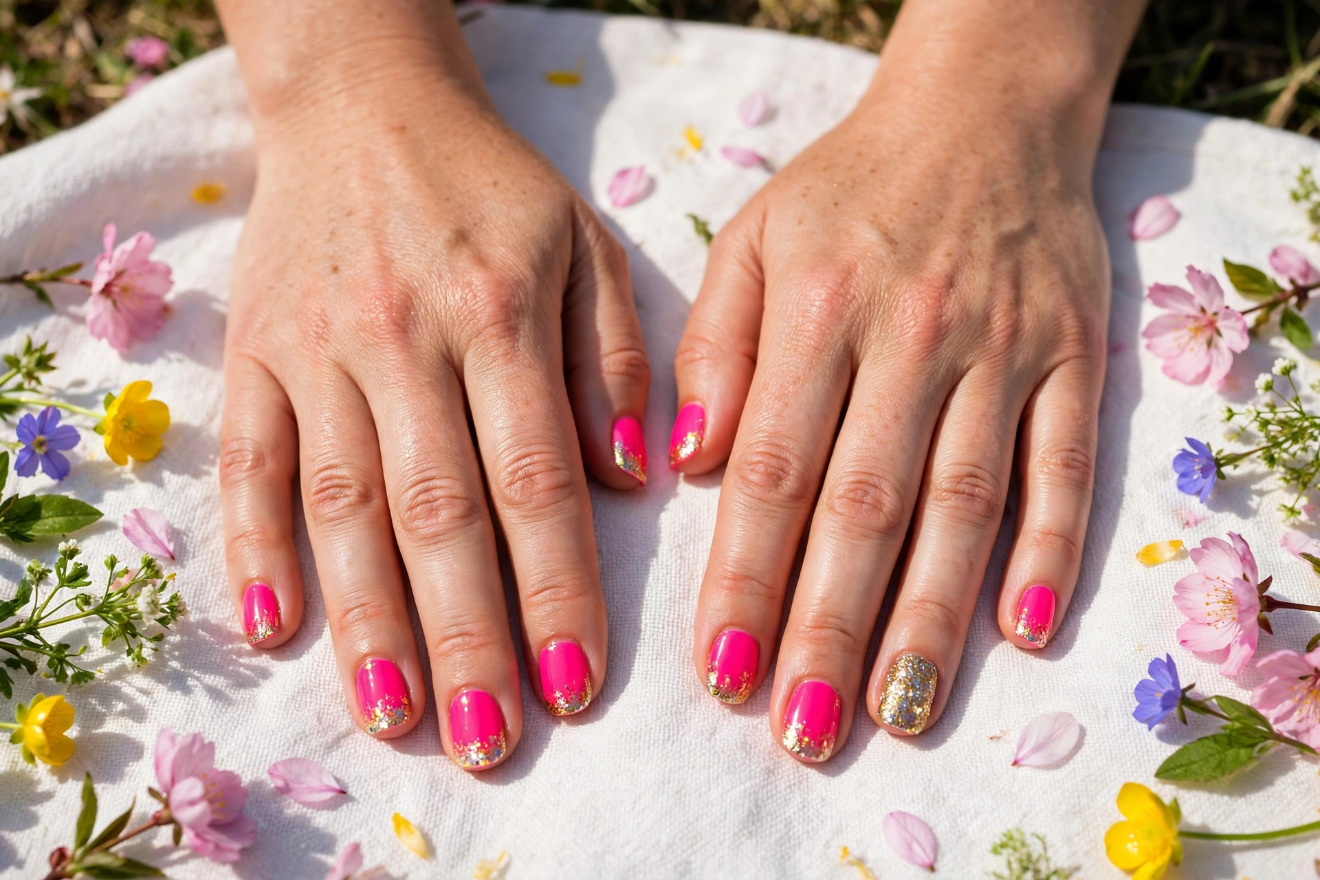 25 Spring Neon Nails Impossible to Ignore Outdoors 14 Neon Glitter Pop