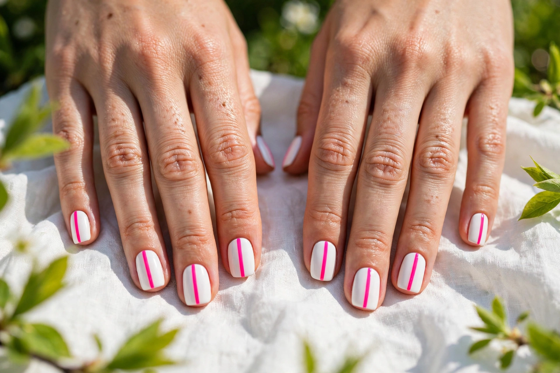 25 Spring Neon Nails Impossible to Ignore Outdoors 22 Neon White Contrast
