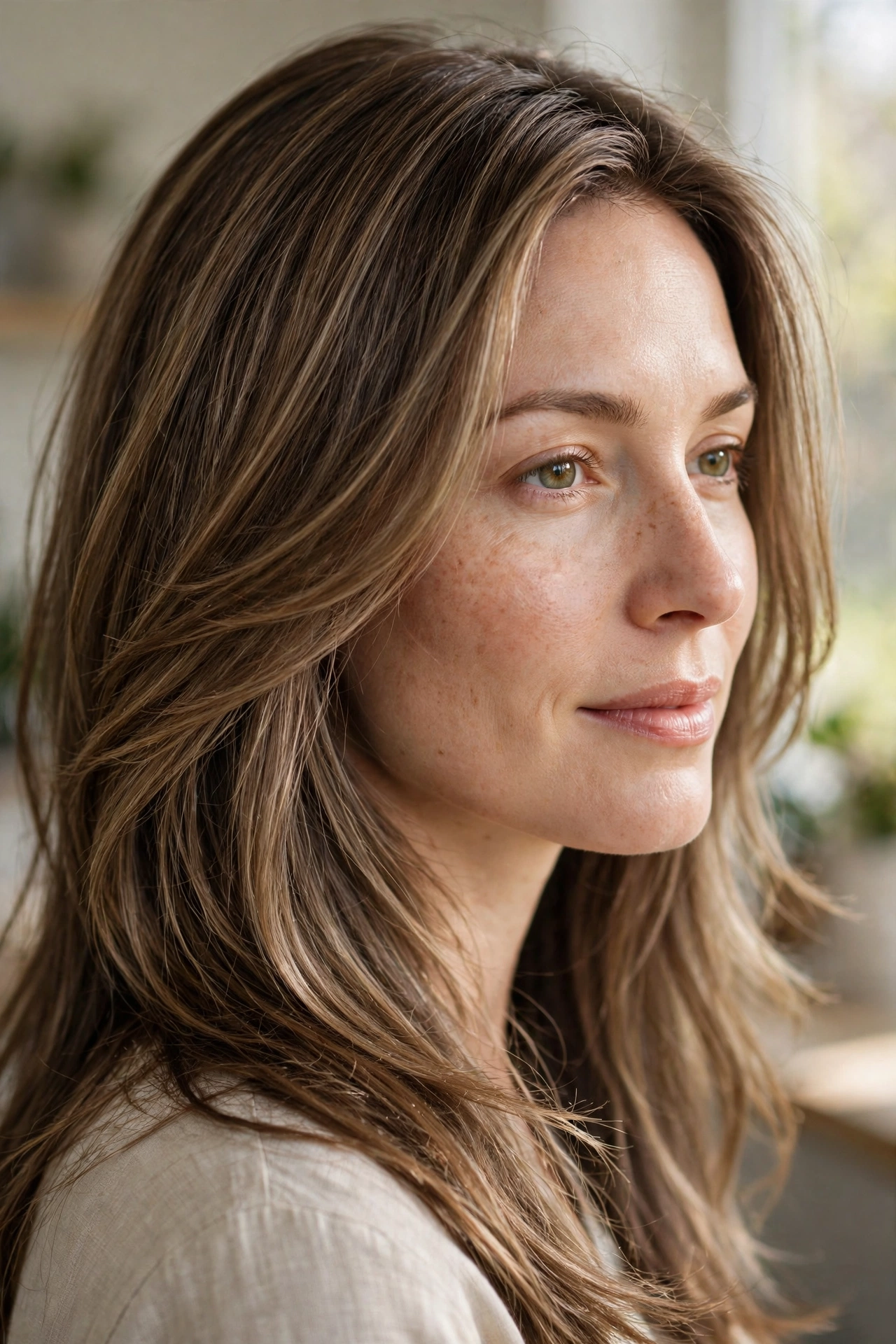 24 Spring Hair Color Picks That Flatter Light Skin 7 Light Brunette Dimension