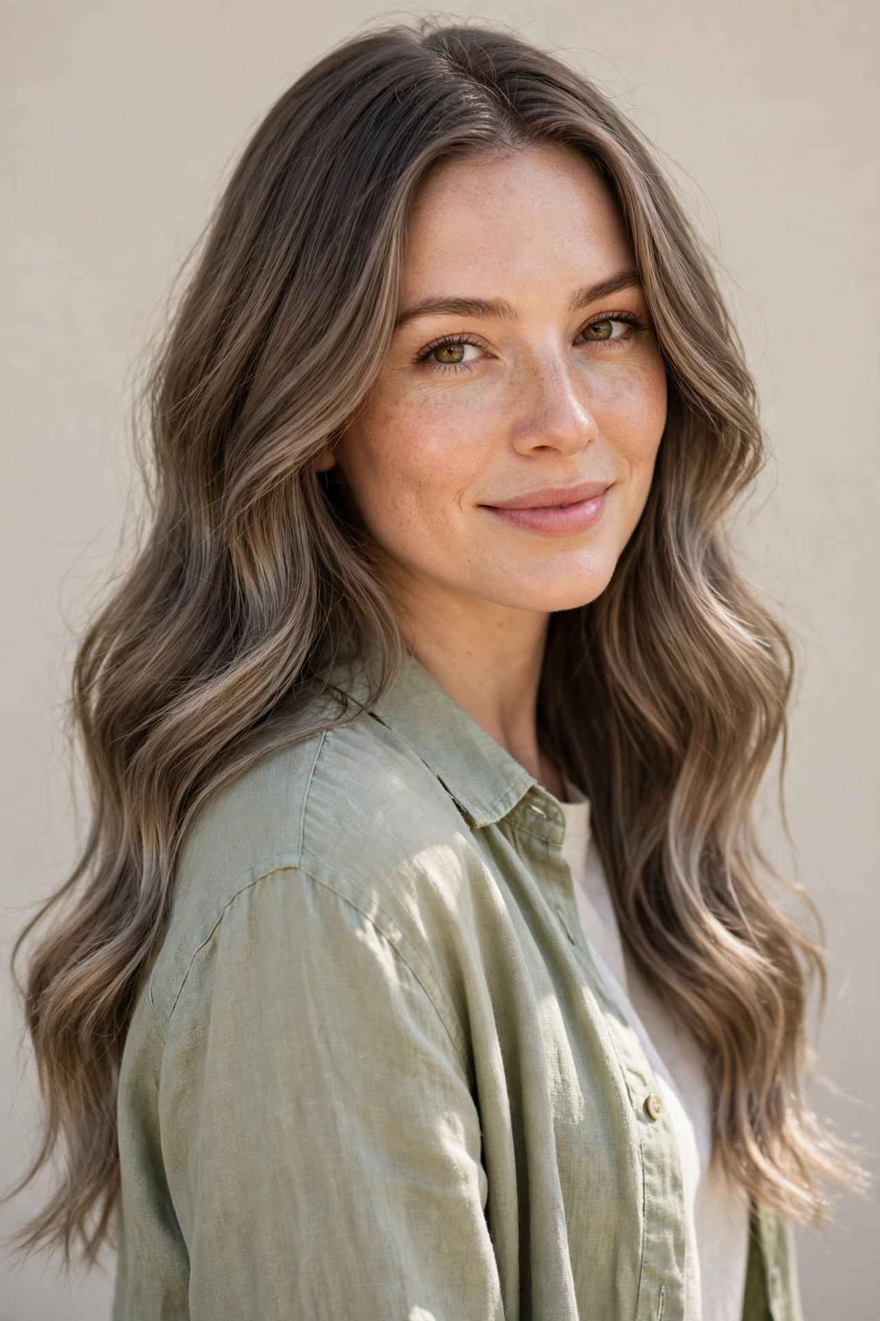 24 Spring Hair Color Picks That Flatter Light Skin 11 Ash Brown Glow
